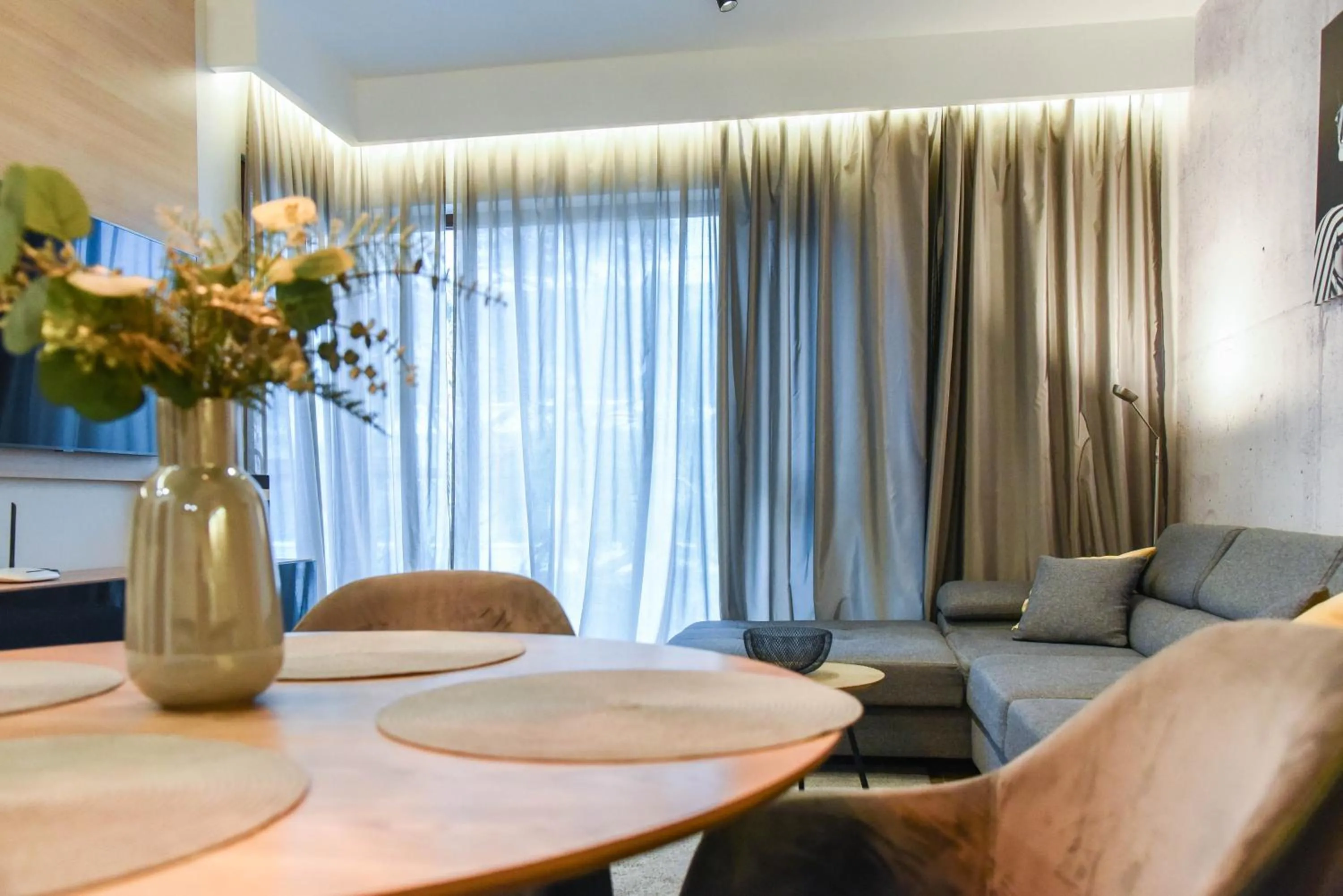 Living room in Apartamenty Na Wyspie - Baltic Park - Apartamenty z sypialnią i parkingiem - ul Uzdrowiskowa 24-34