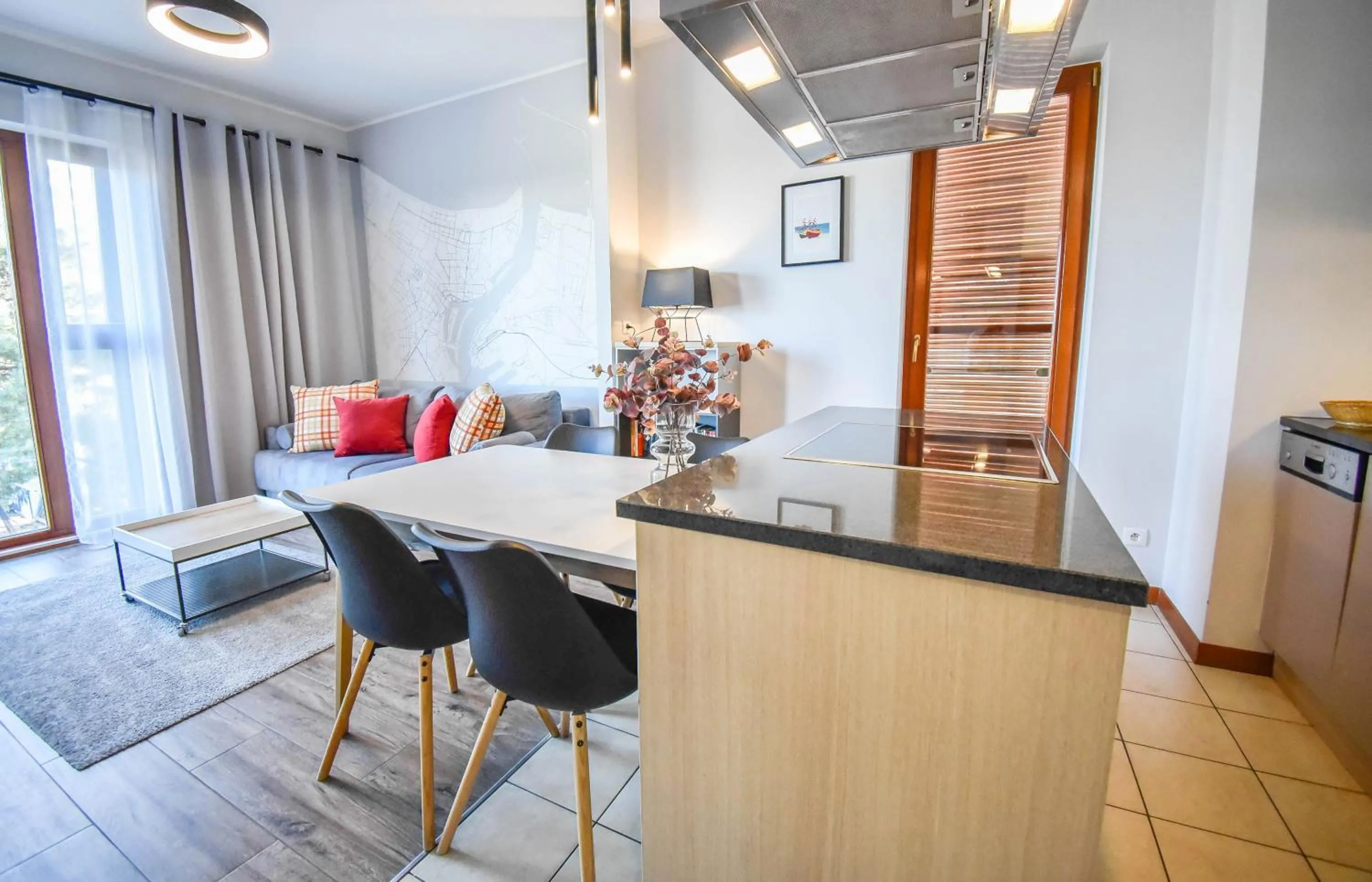 Living room in Apartamenty Na Wyspie - Baltic Park - Apartamenty z sypialnią i parkingiem - ul Uzdrowiskowa 24-34