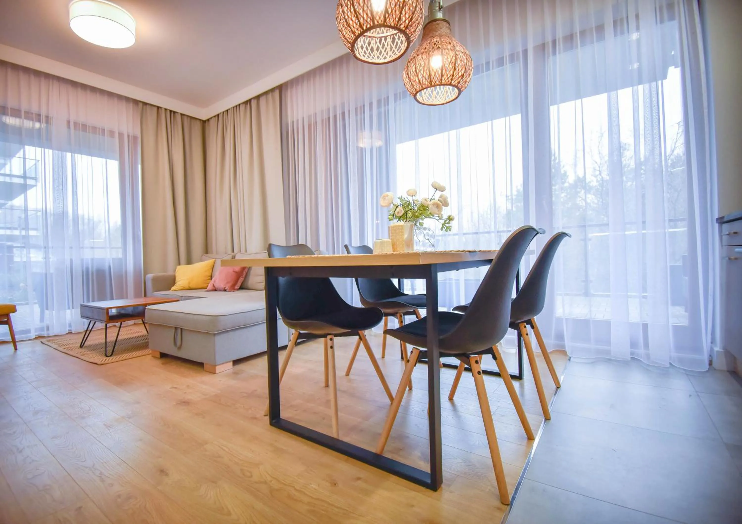 Living room in Apartamenty Na Wyspie - Baltic Park - Apartamenty z sypialnią i parkingiem - ul Uzdrowiskowa 24-34