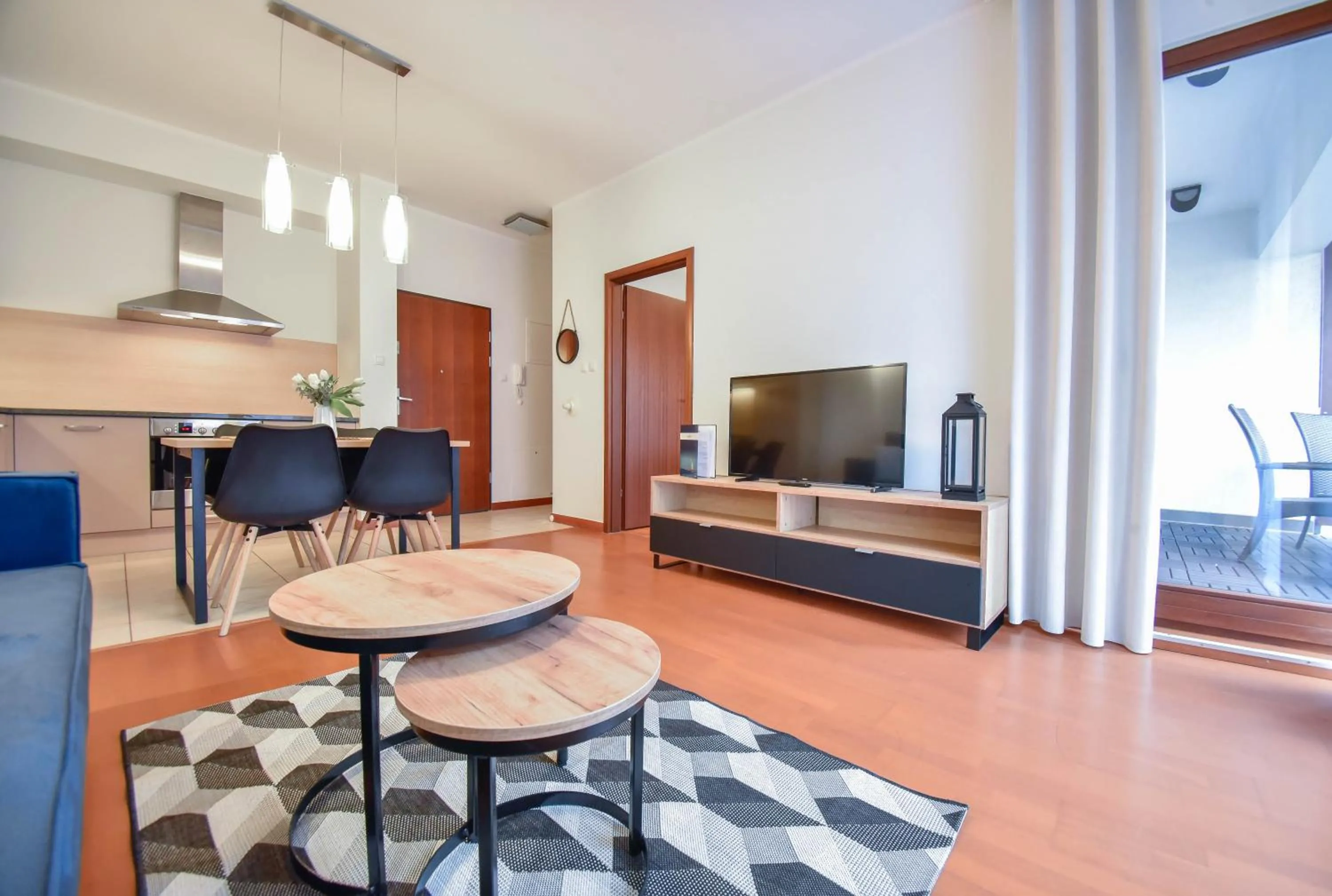 TV and multimedia in Apartamenty Na Wyspie - Baltic Park - Apartamenty z sypialnią i parkingiem - ul Uzdrowiskowa 24-34