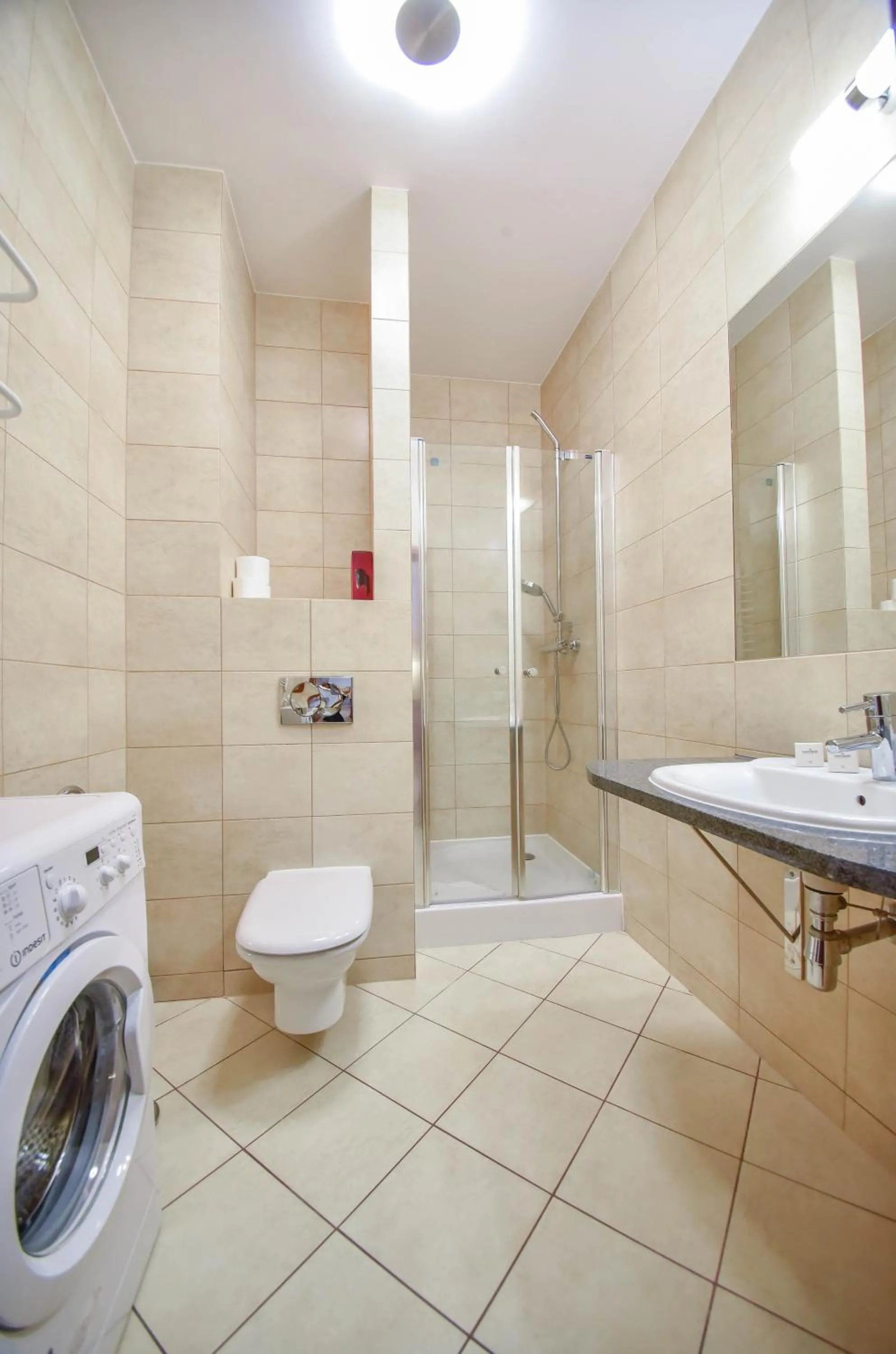 Bathroom in Apartamenty Na Wyspie - Baltic Park - Apartamenty z sypialnią i parkingiem - ul Uzdrowiskowa 24-34