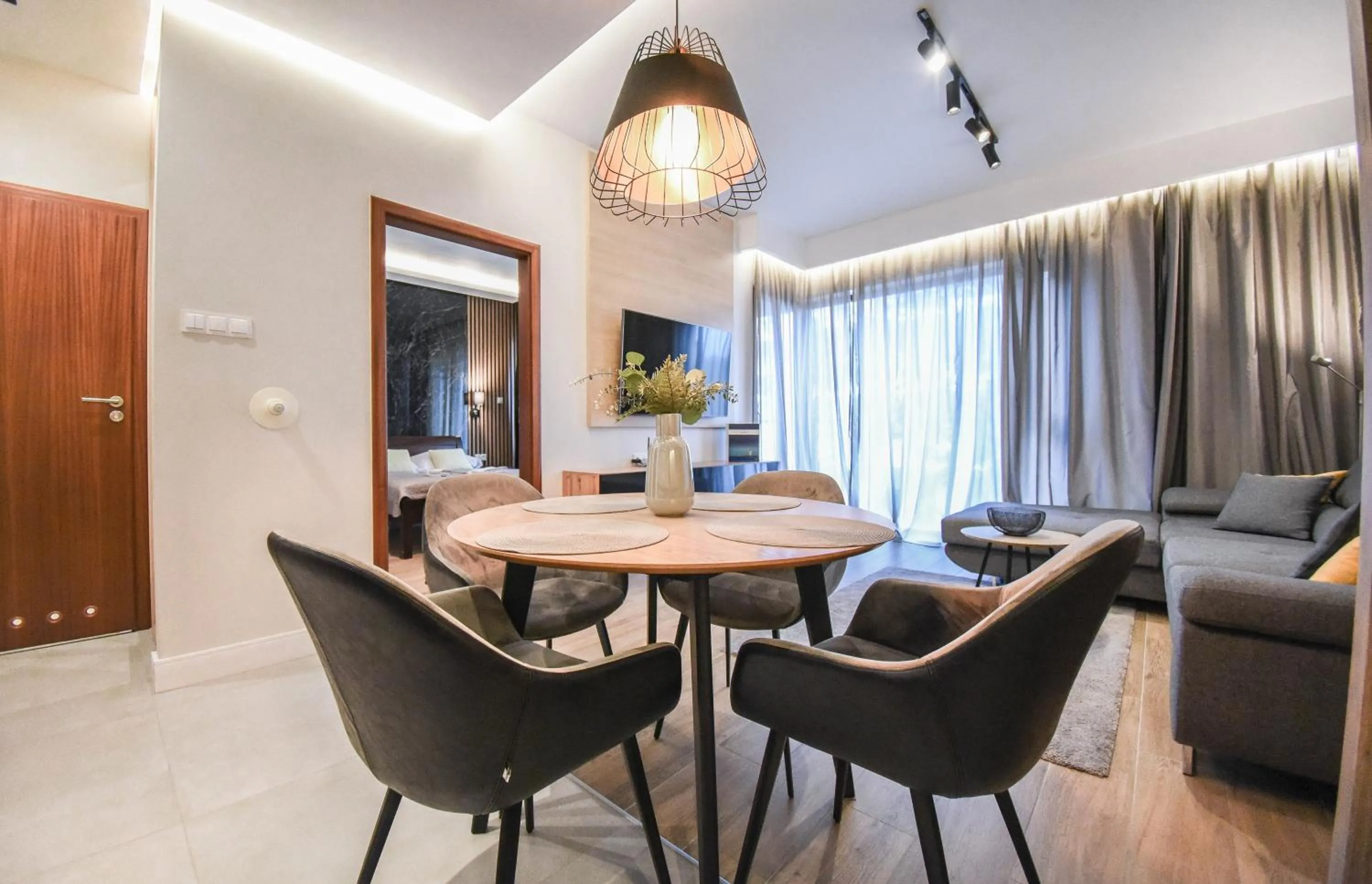 Living room in Apartamenty Na Wyspie - Baltic Park - Apartamenty z sypialnią i parkingiem - ul Uzdrowiskowa 24-34