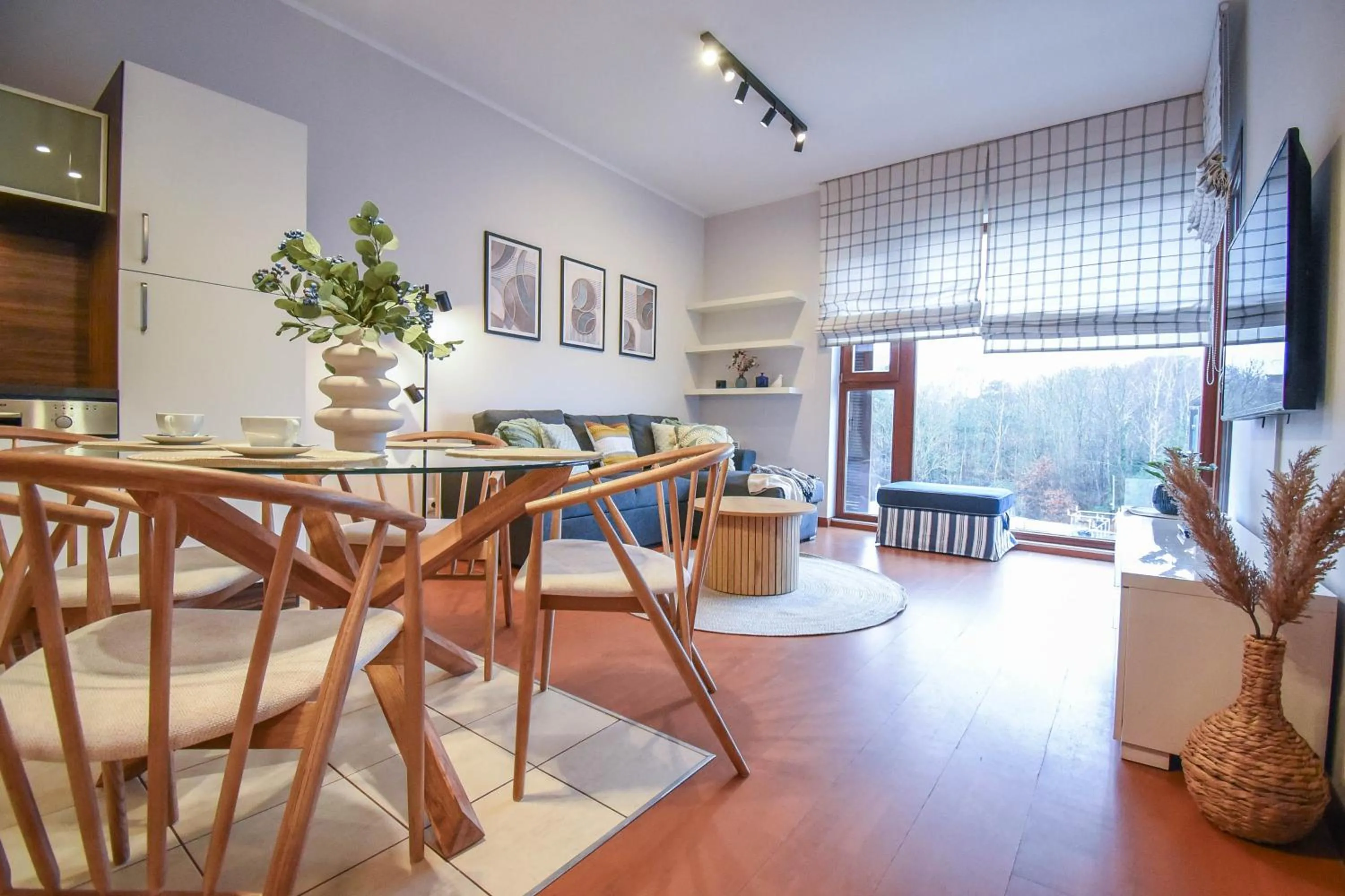 TV and multimedia in Apartamenty Na Wyspie - Baltic Park - Apartamenty z sypialnią i parkingiem - ul Uzdrowiskowa 24-34