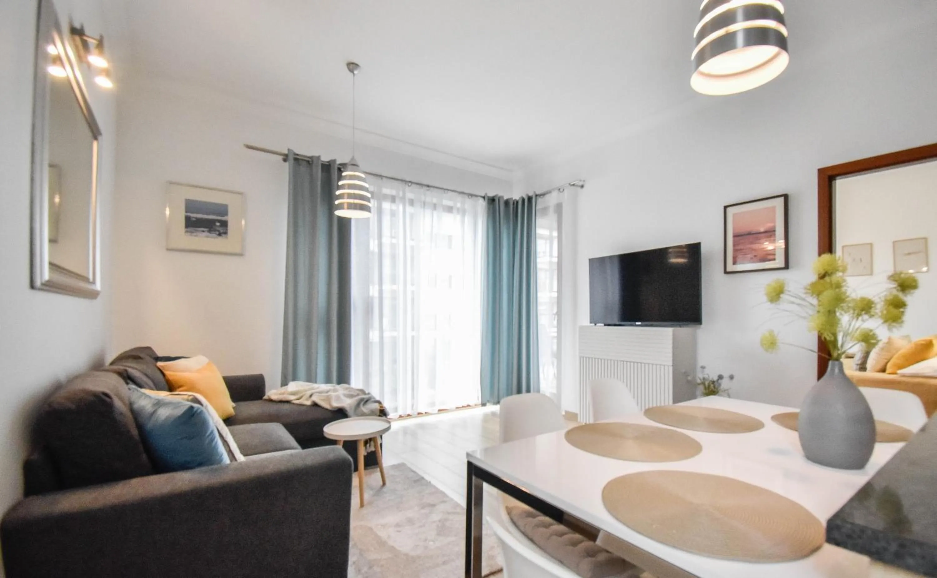 Bed in Apartamenty Na Wyspie - Baltic Park - Apartamenty z sypialnią i parkingiem - ul Uzdrowiskowa 24-34
