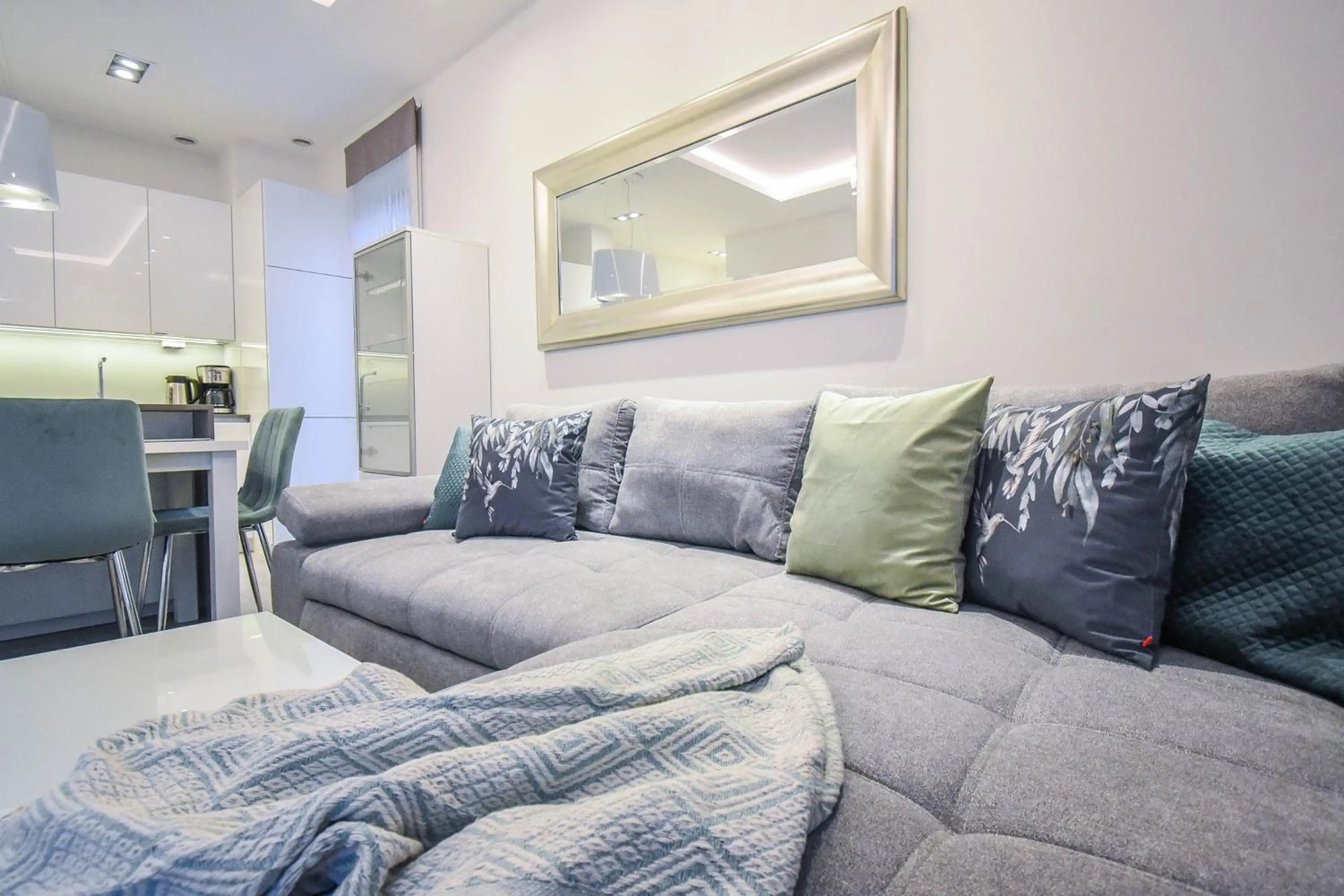 Living room in Apartamenty Na Wyspie - Baltic Park - Apartamenty z sypialnią i parkingiem - ul Uzdrowiskowa 24-34