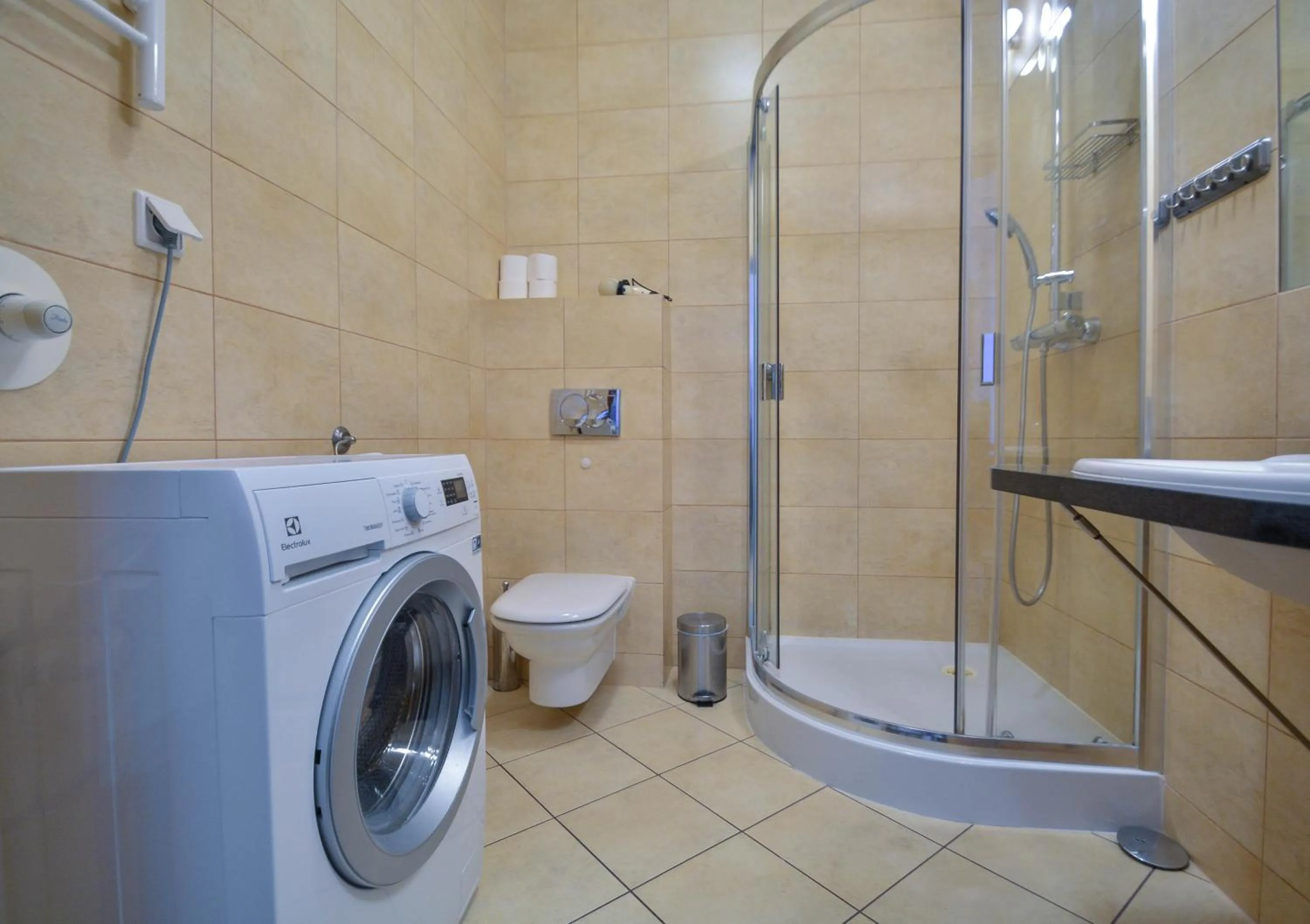 Shower in Apartamenty Na Wyspie - Baltic Park - Apartamenty z sypialnią i parkingiem - ul Uzdrowiskowa 24-34