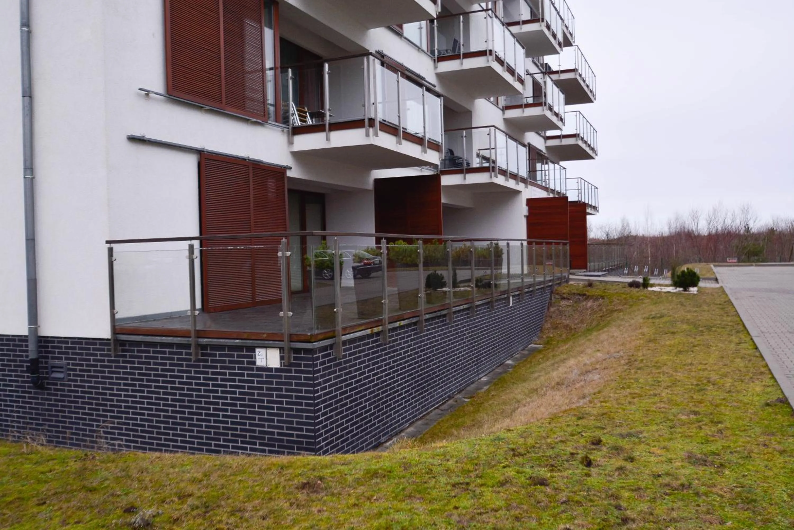 Balcony/Terrace in Apartamenty Na Wyspie - Baltic Park - Apartamenty z sypialnią i parkingiem - ul Uzdrowiskowa 24-34