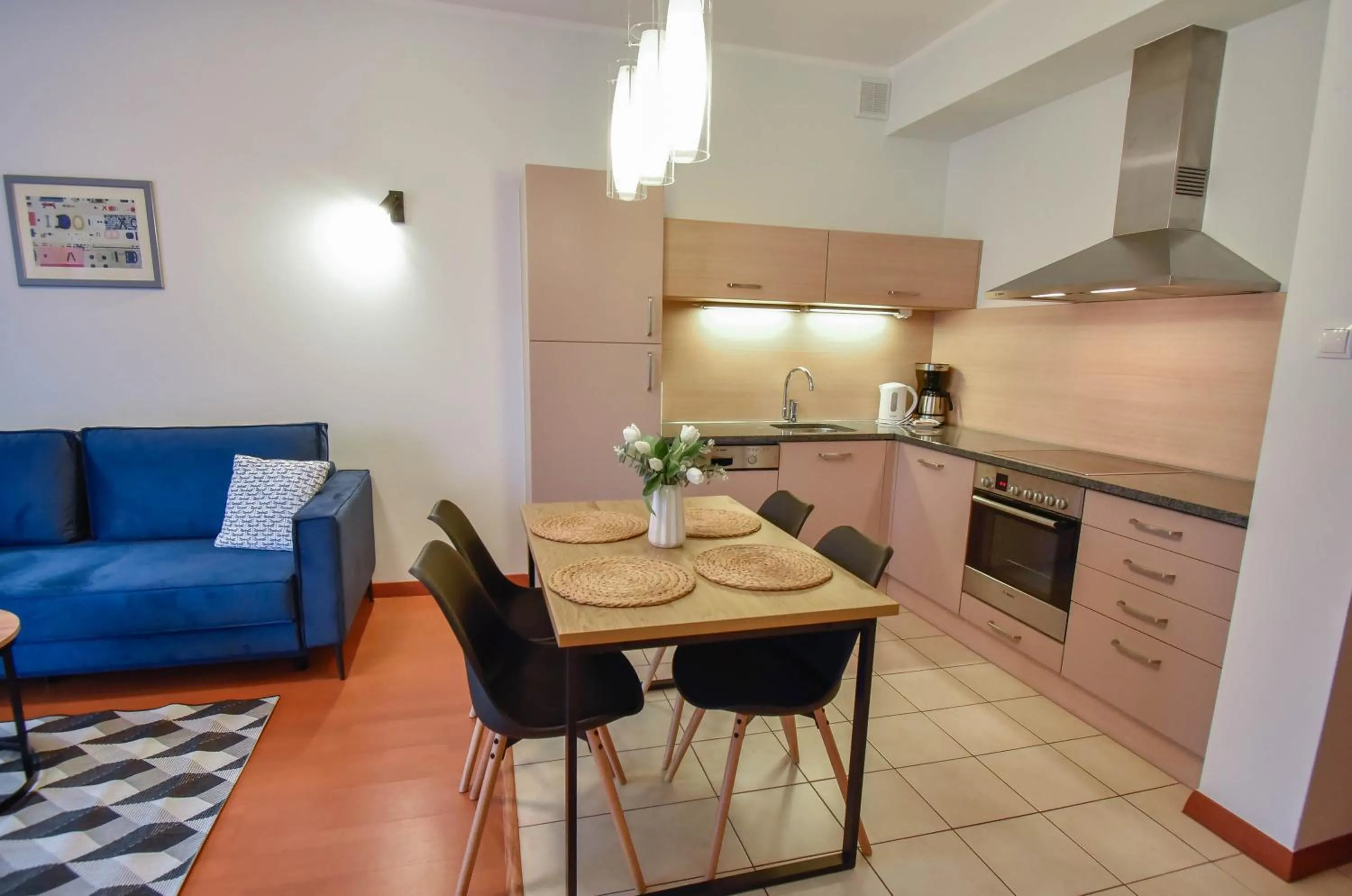 Coffee/tea facilities in Apartamenty Na Wyspie - Baltic Park - Apartamenty z sypialnią i parkingiem - ul Uzdrowiskowa 24-34