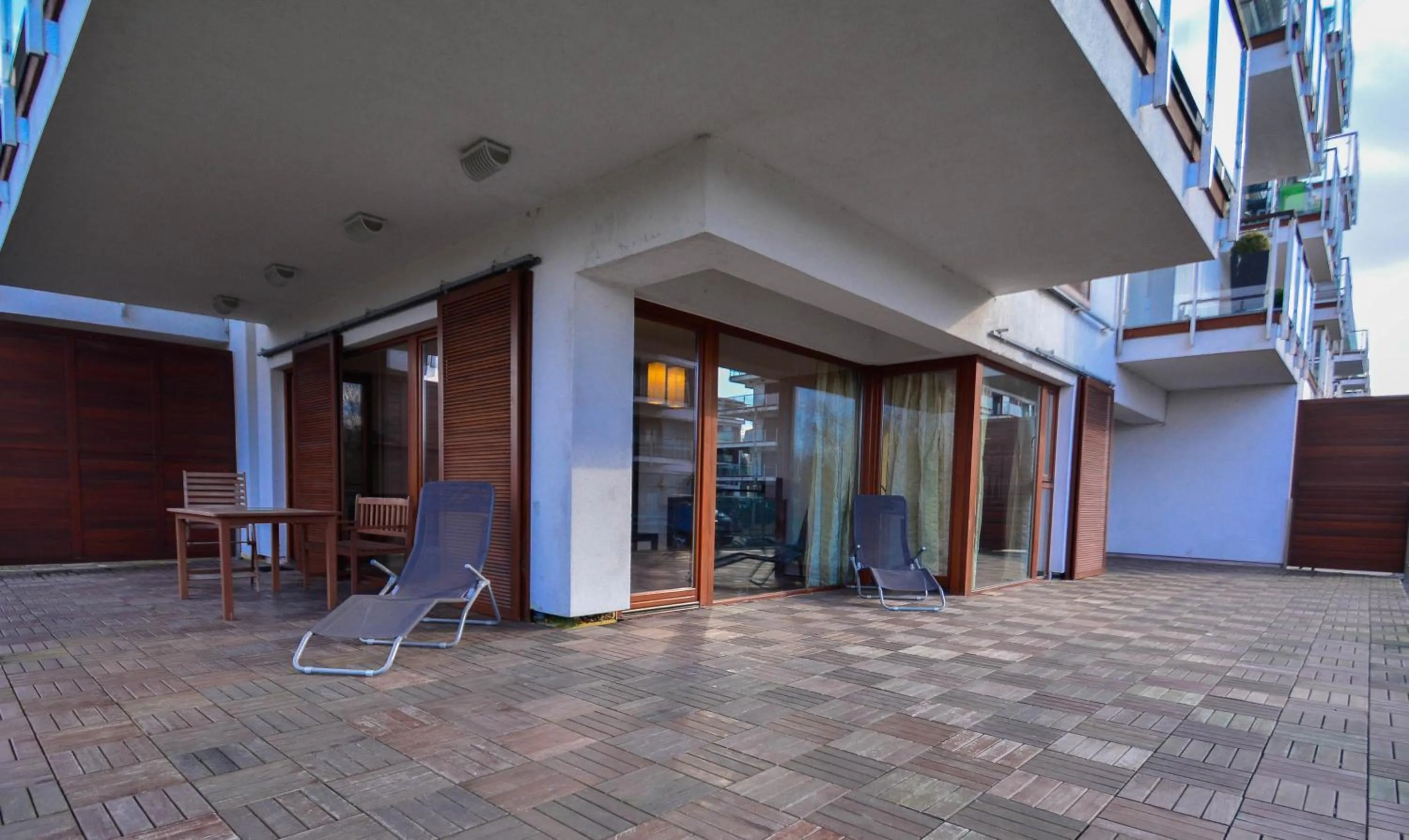 Balcony/Terrace in Apartamenty Na Wyspie - Baltic Park - Apartamenty z sypialnią i parkingiem - ul Uzdrowiskowa 24-34