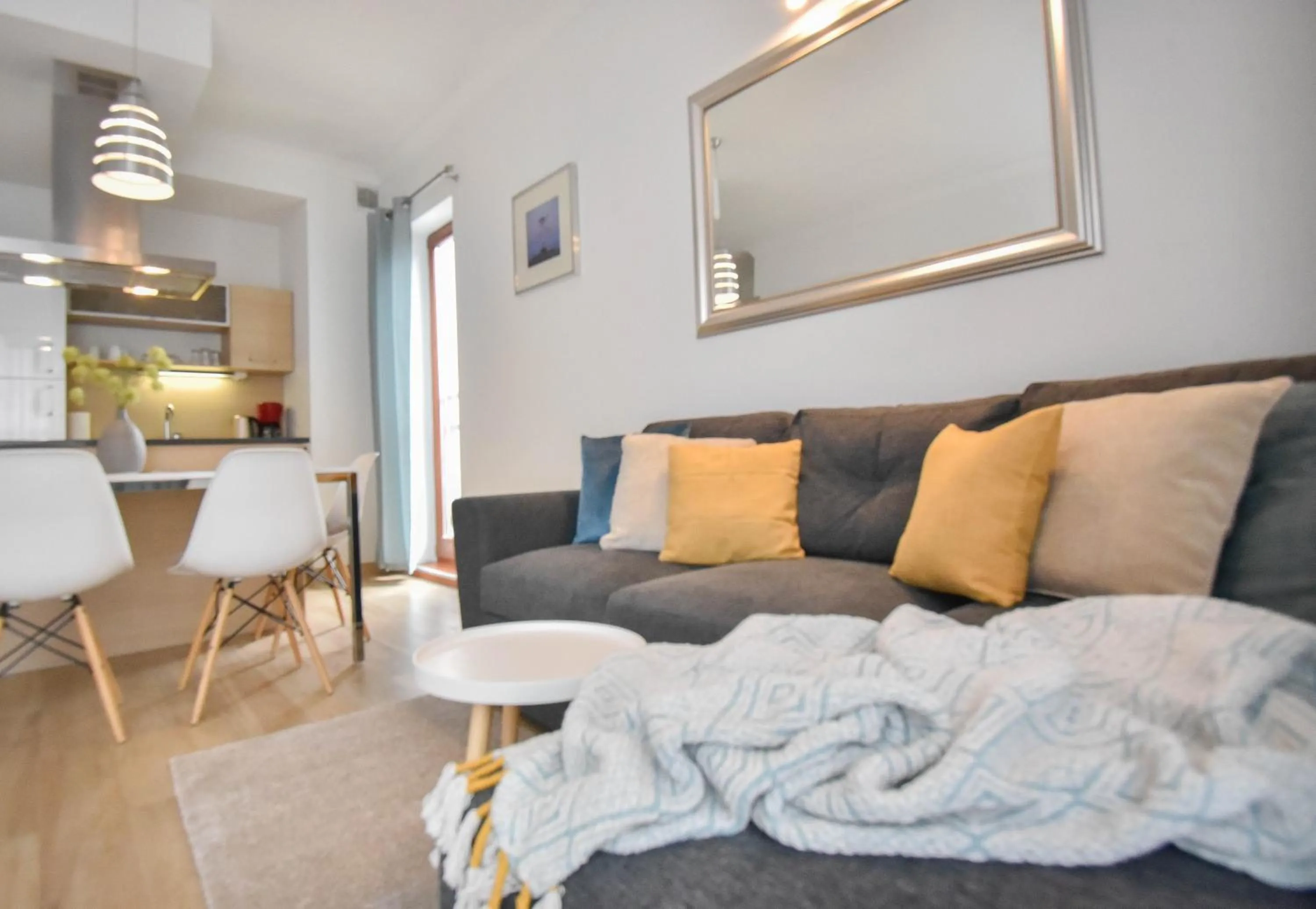 Living room in Apartamenty Na Wyspie - Baltic Park - Apartamenty z sypialnią i parkingiem - ul Uzdrowiskowa 24-34