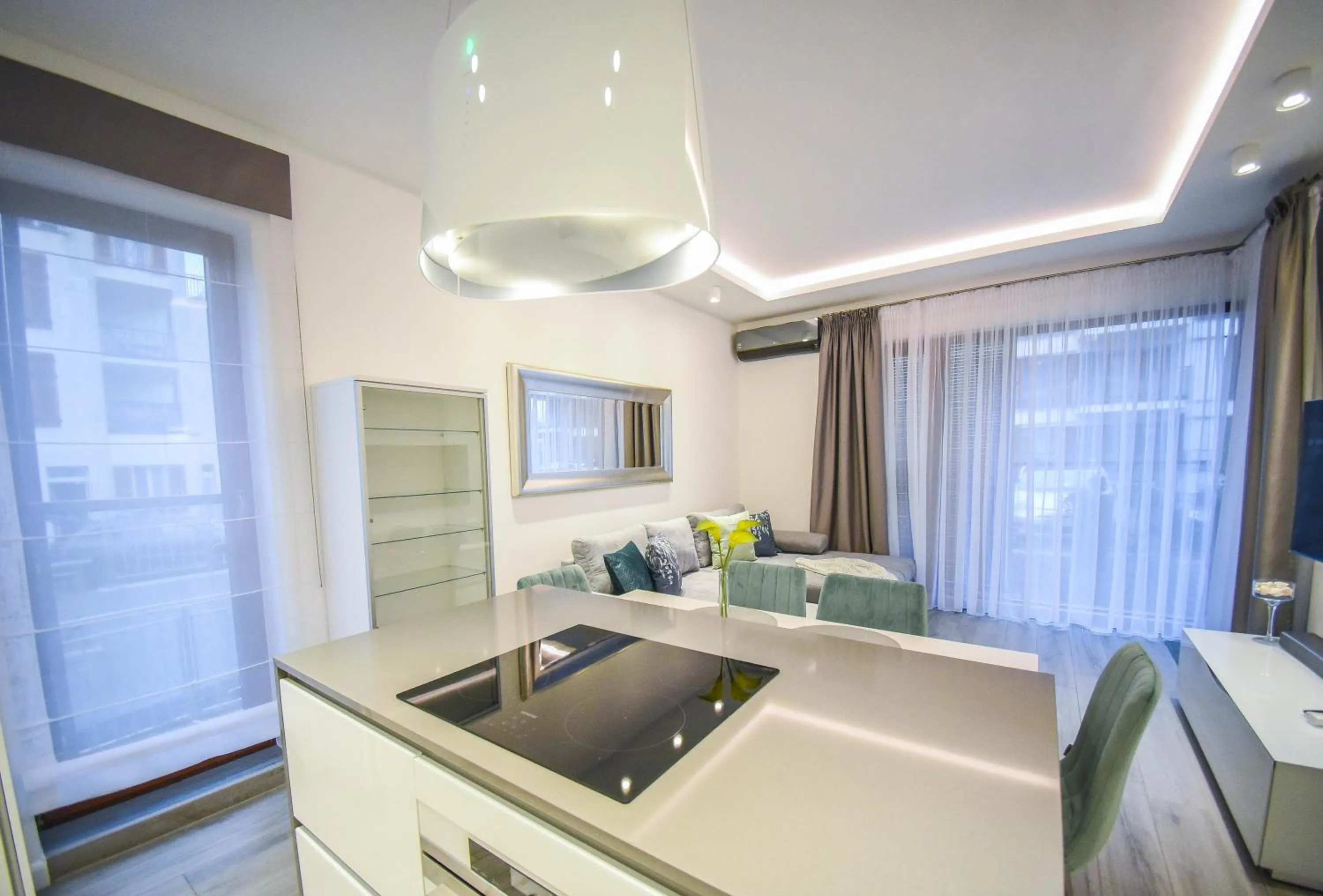 TV and multimedia in Apartamenty Na Wyspie - Baltic Park - Apartamenty z sypialnią i parkingiem - ul Uzdrowiskowa 24-34