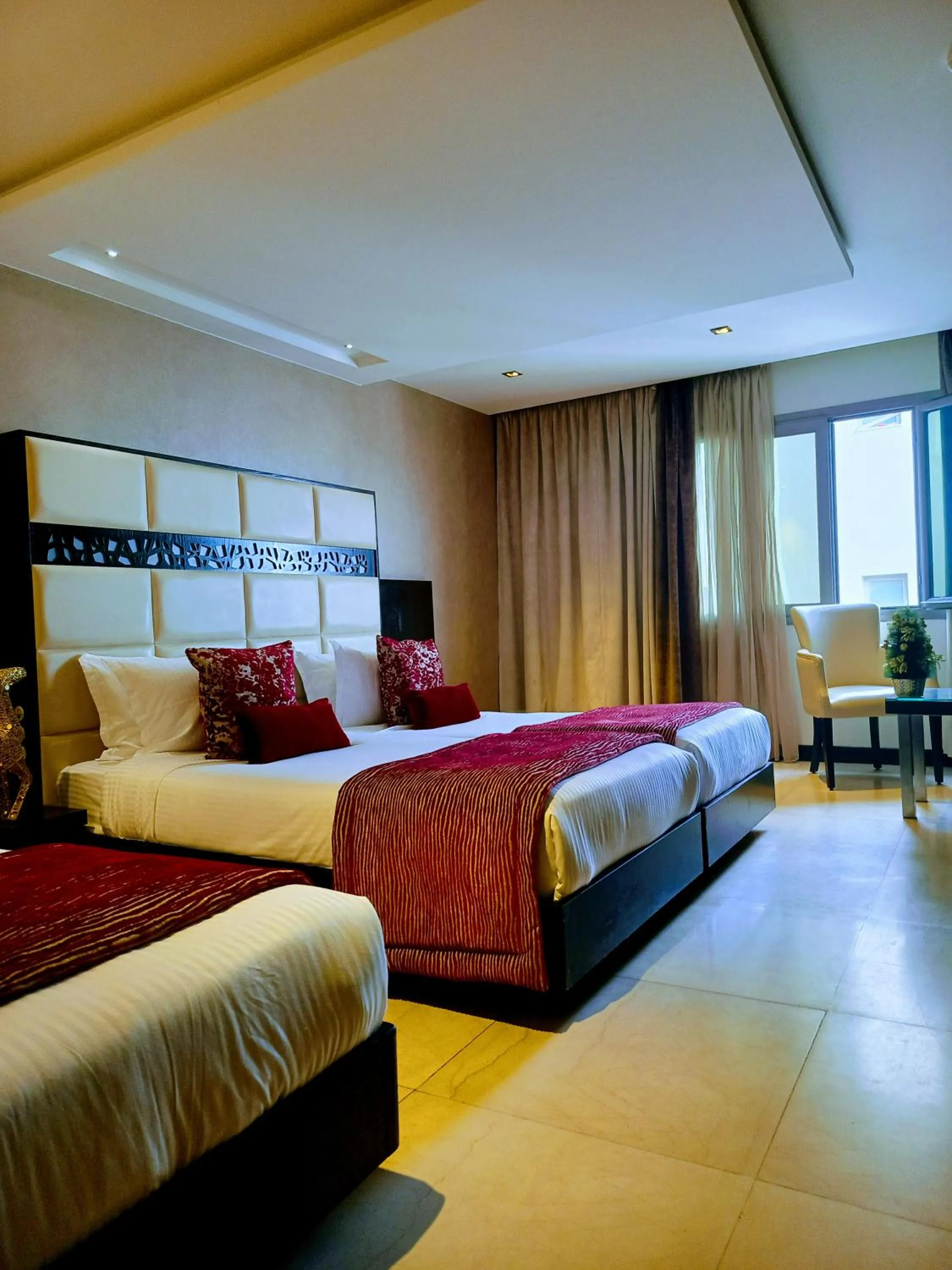 Bed in Samarons Hotels