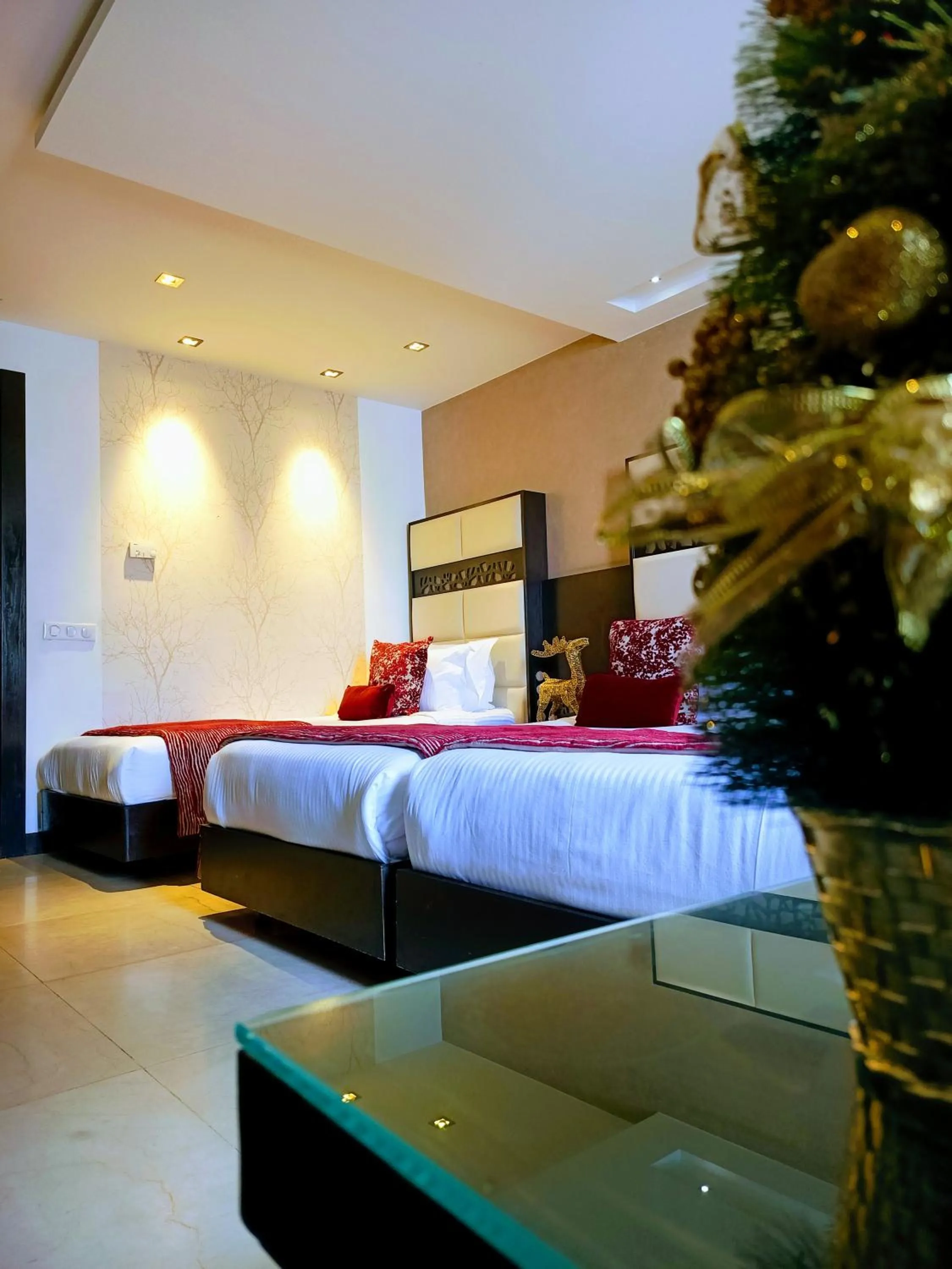 Bed in Samarons Hotels