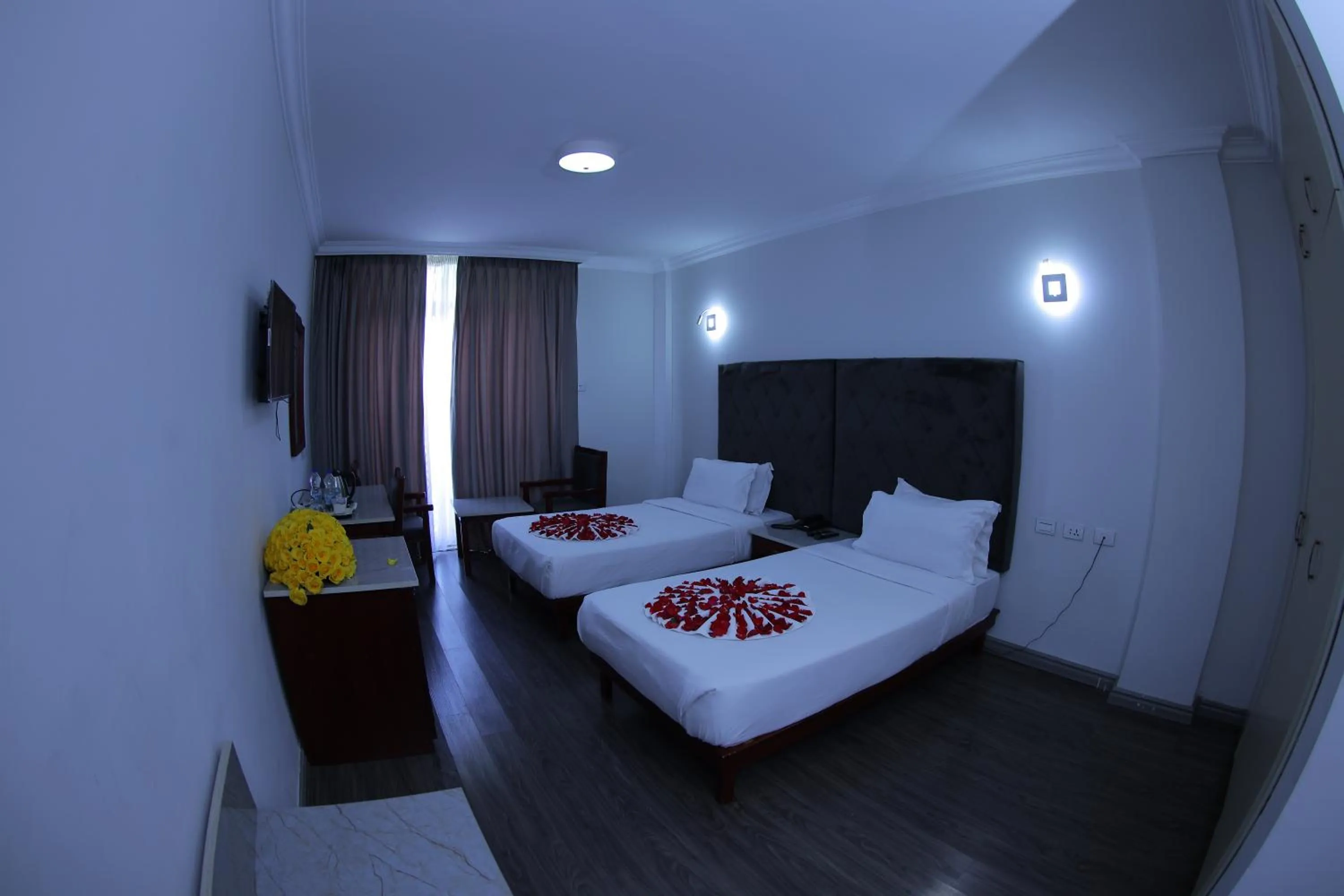 TV and multimedia, Bed in Trinity Hotel