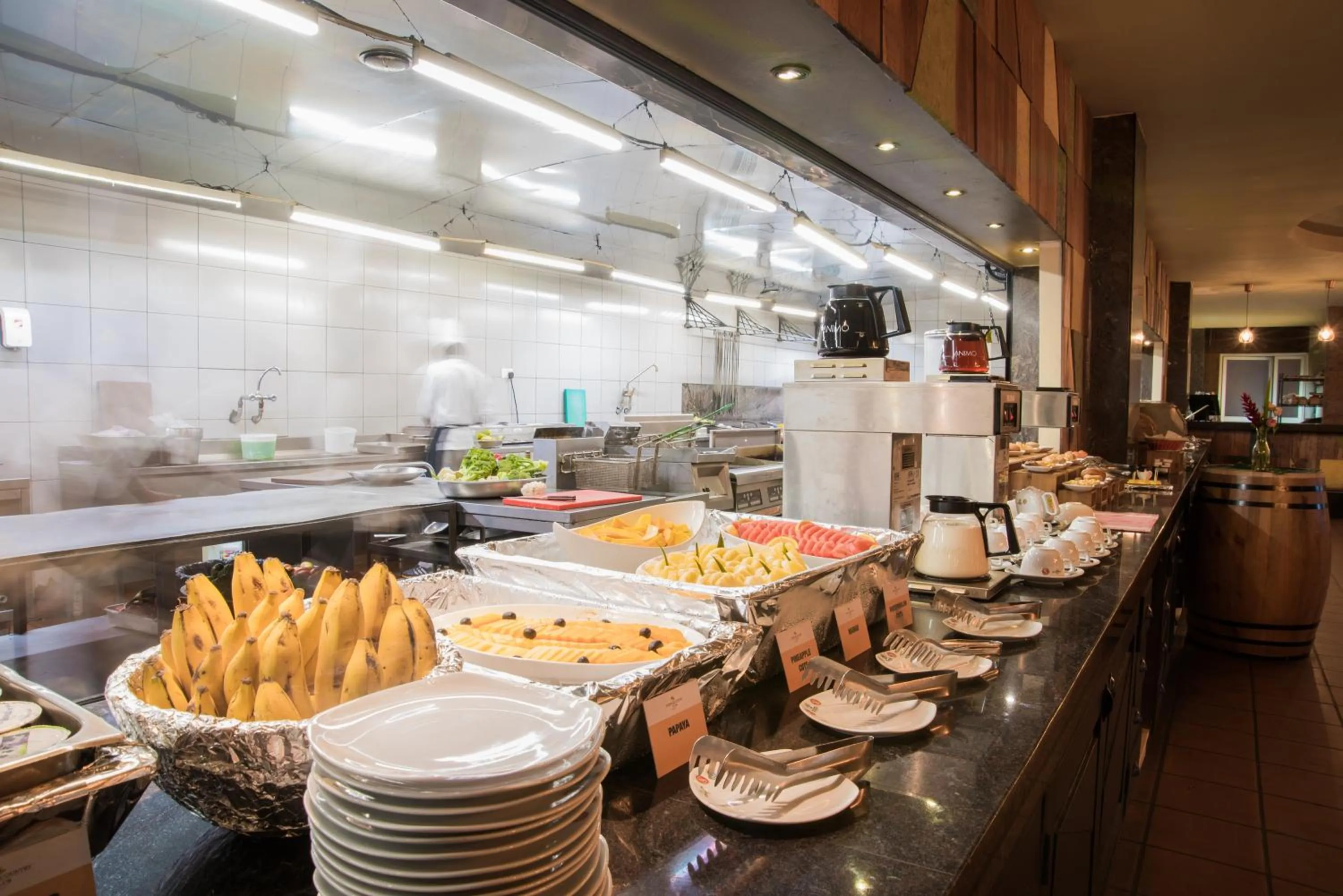 Breakfast in Kabira Country Club