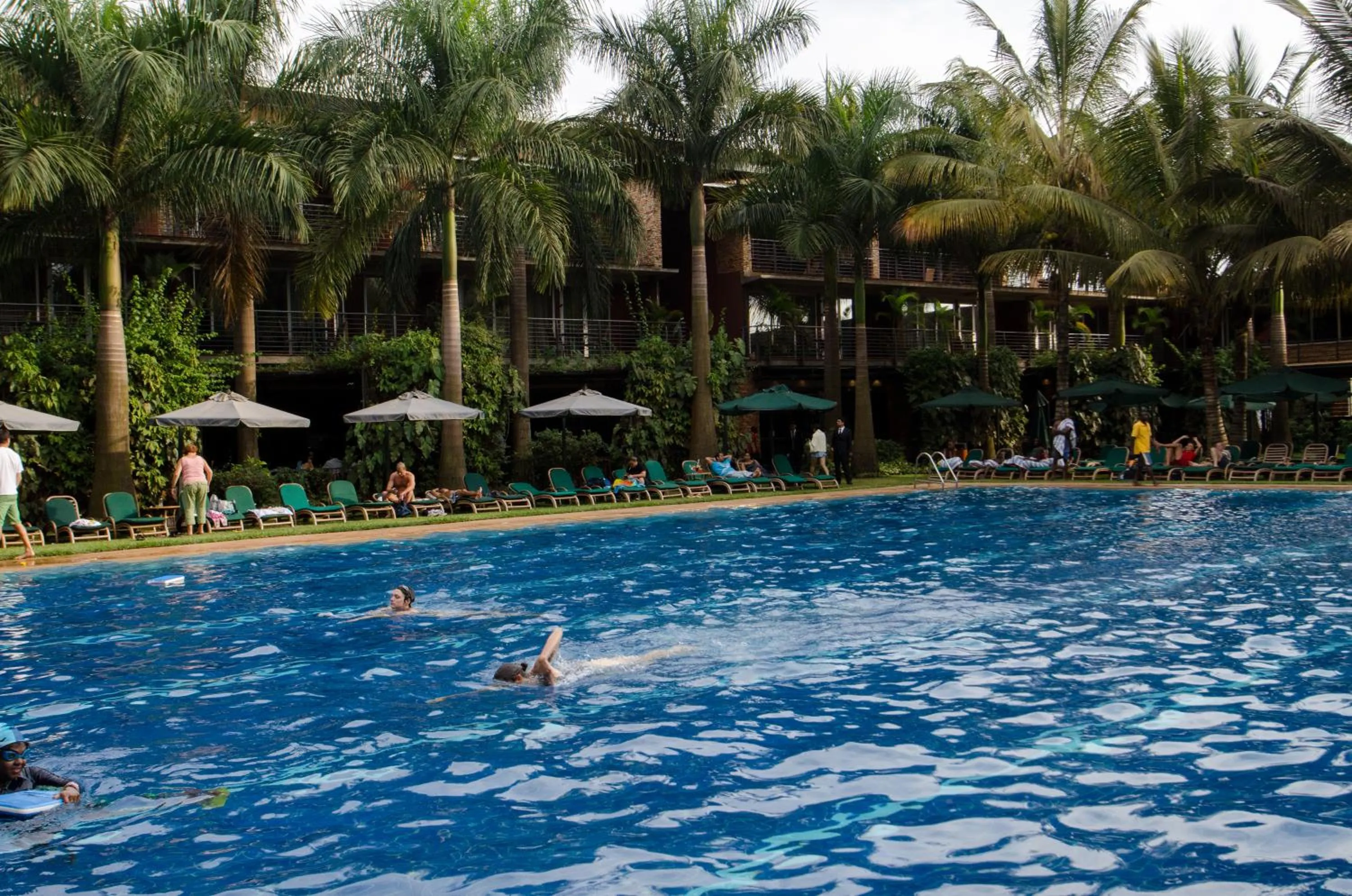 Swimming pool in Kabira Country Club