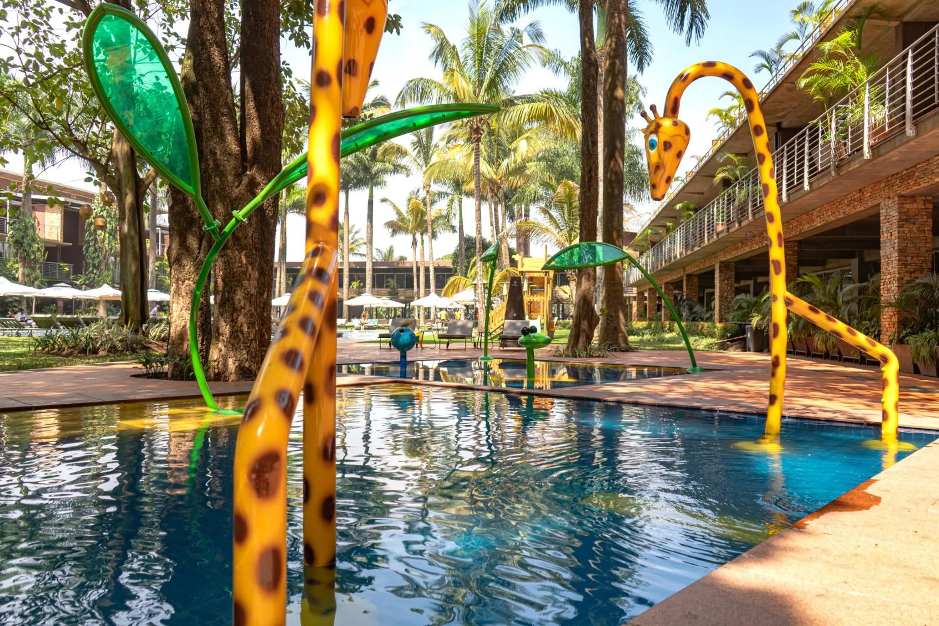 Pool view in Kabira Country Club