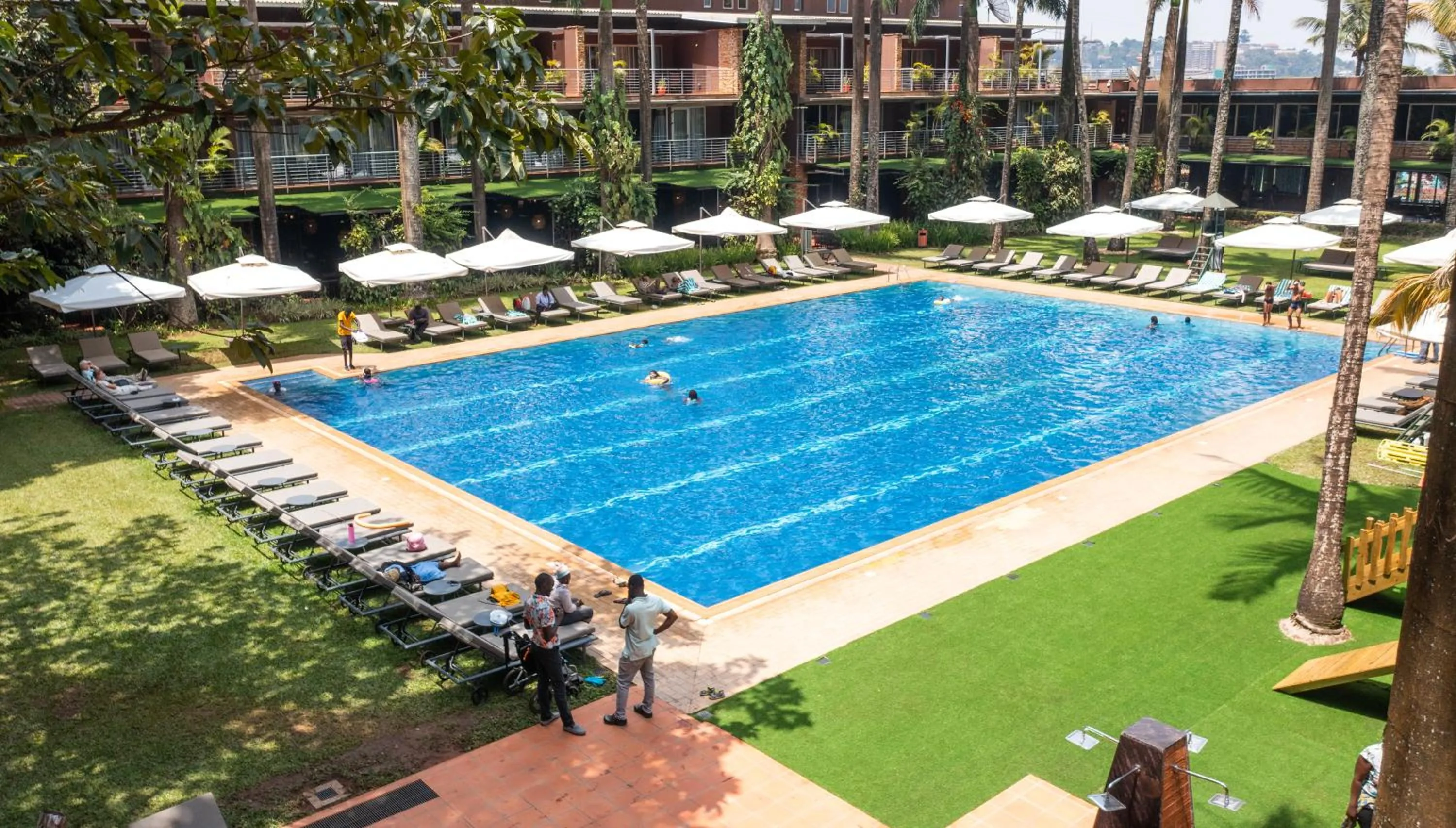 Swimming pool in Kabira Country Club