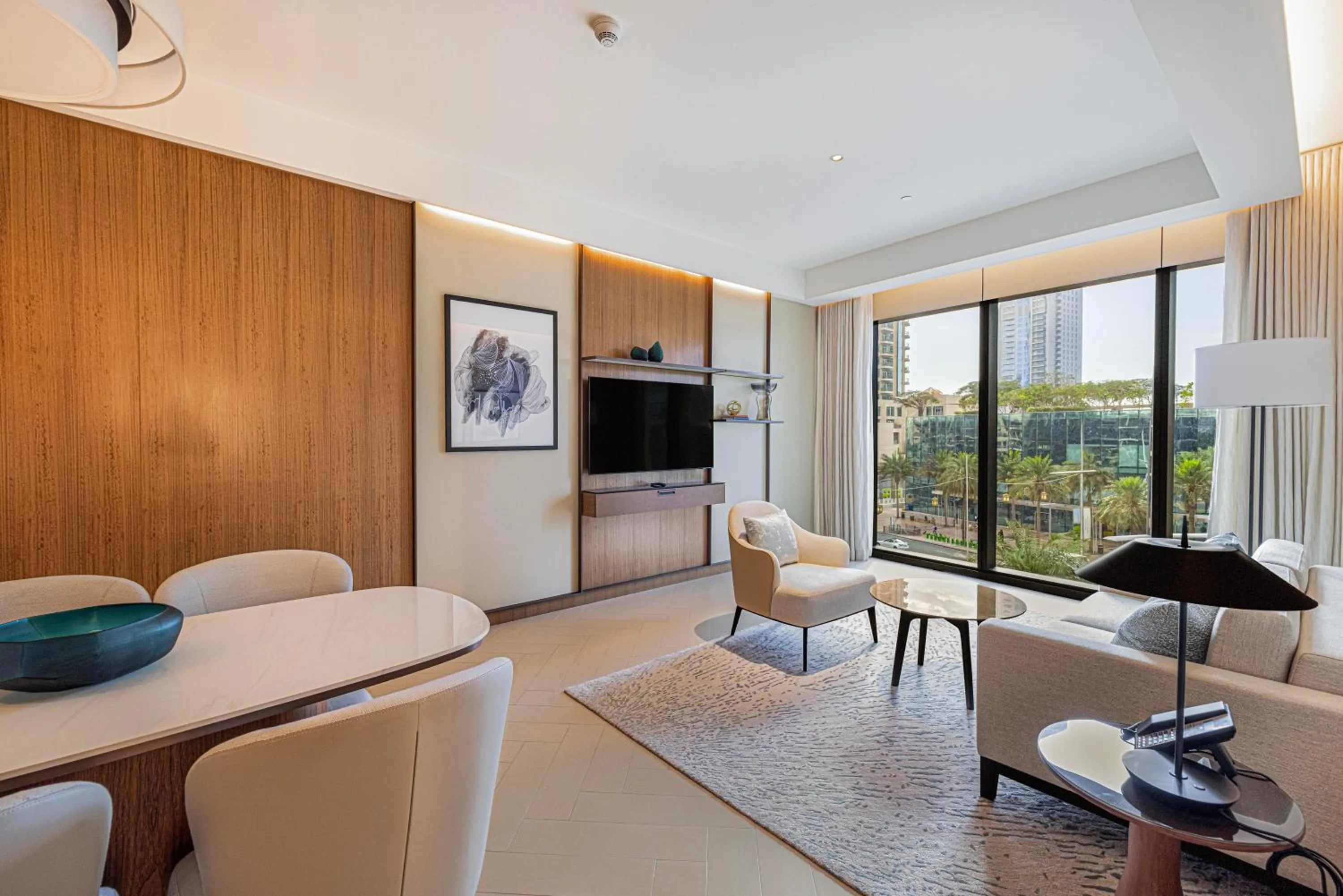 Living room in Luxury 1BR The Address Opera, Downtown Dubai