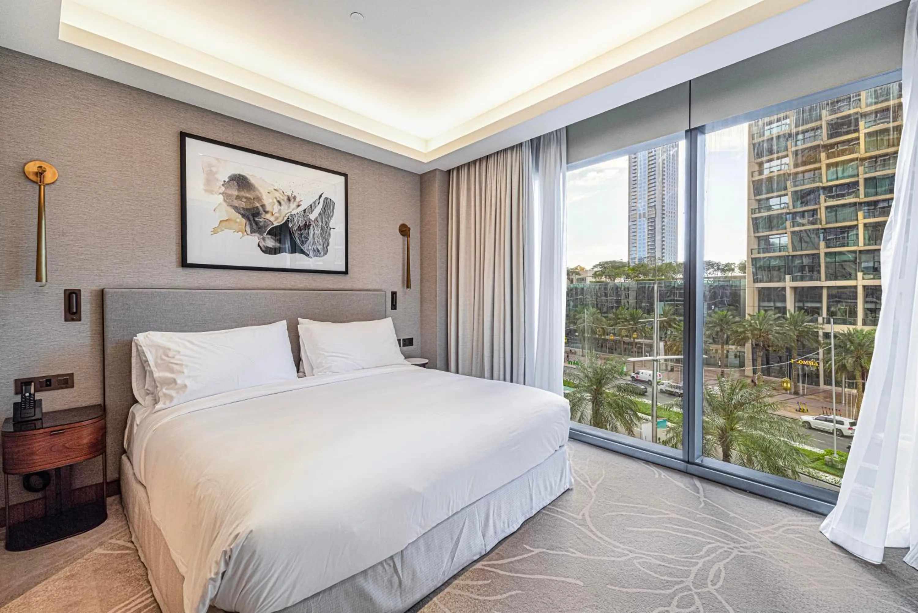 View (from property/room), Bed in Luxury 1BR The Address Opera, Downtown Dubai