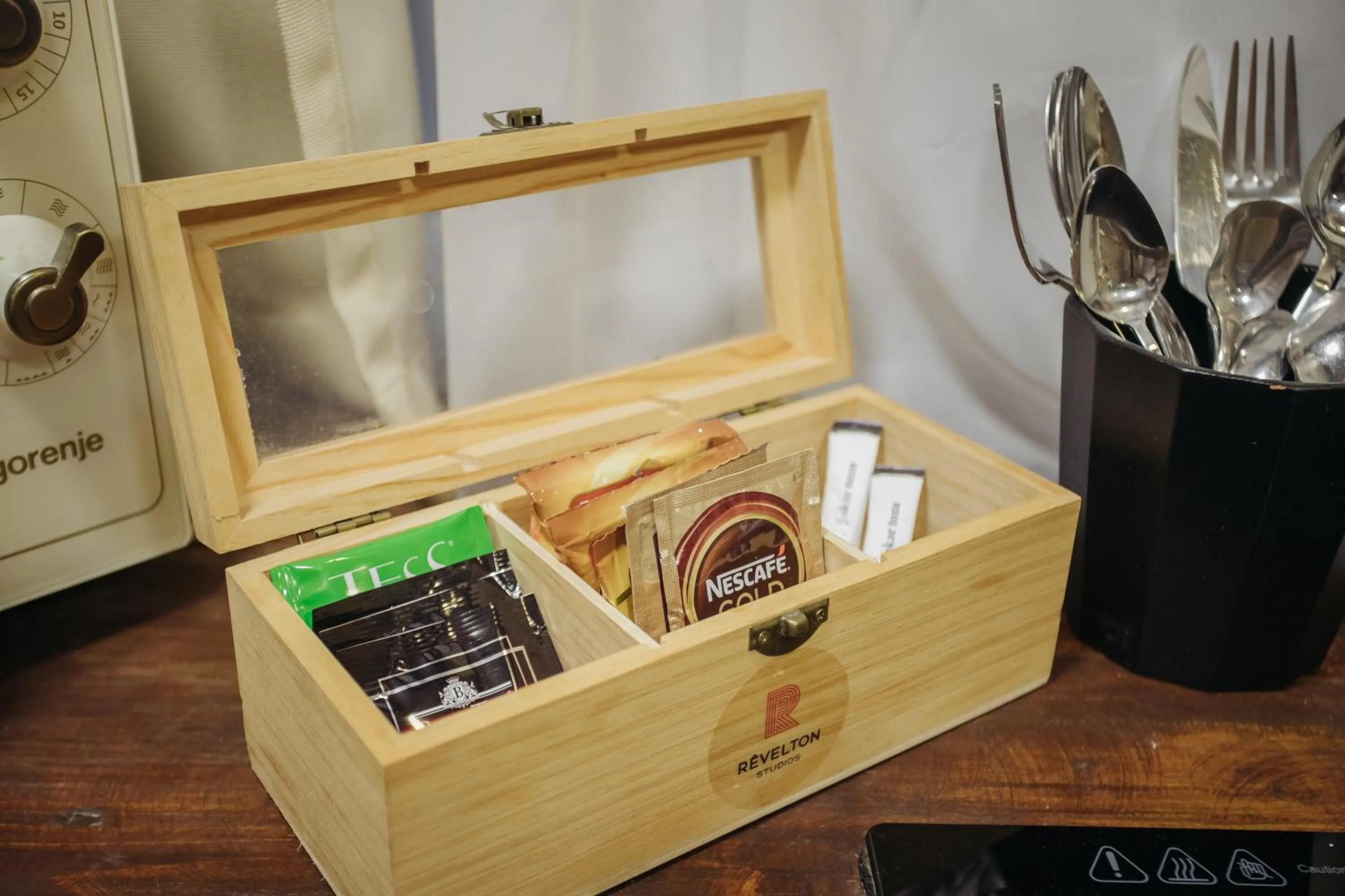 Kitchen or kitchenette in R Studios Old Baku