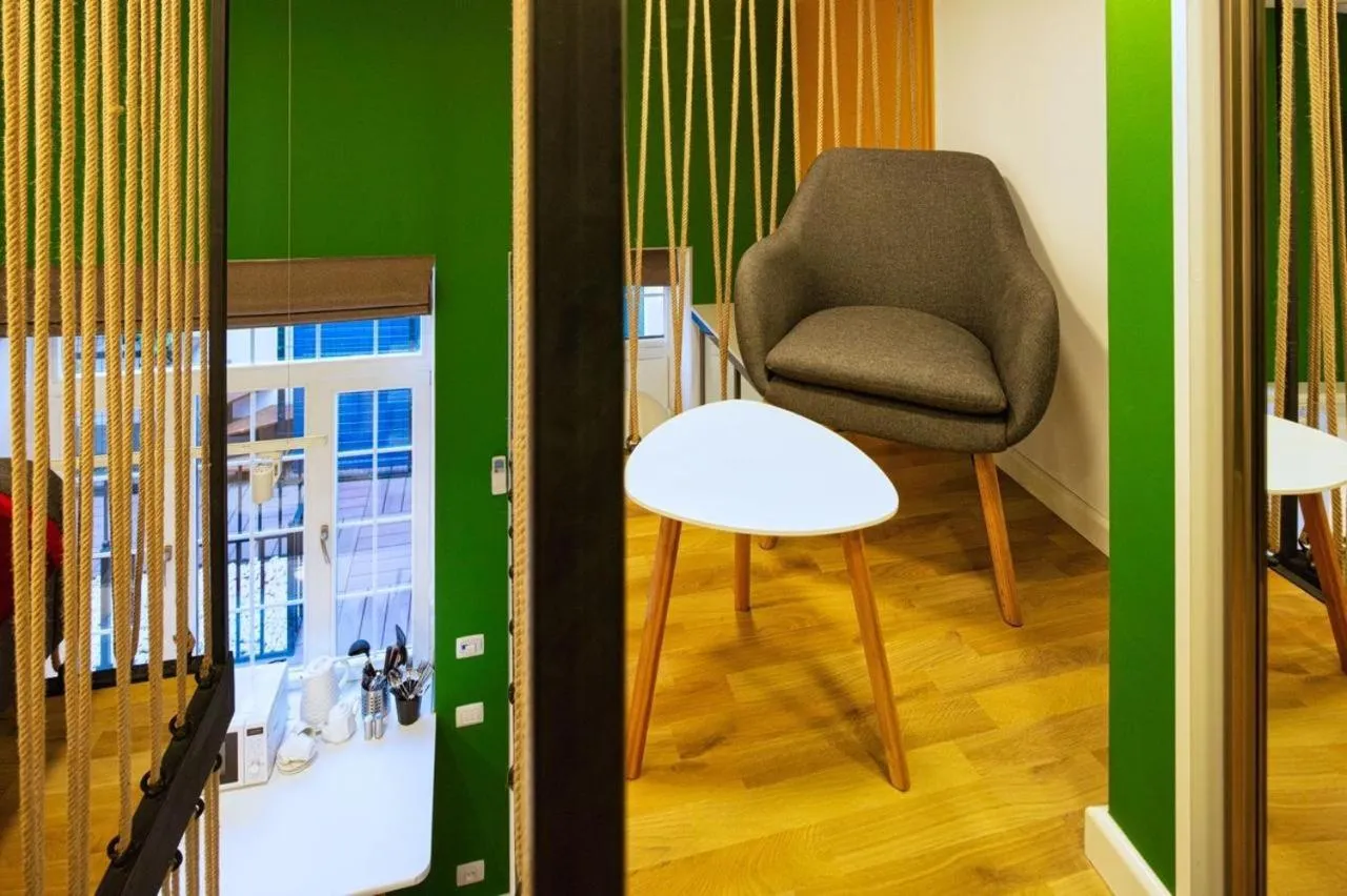 Seating area in R Studios Old Baku