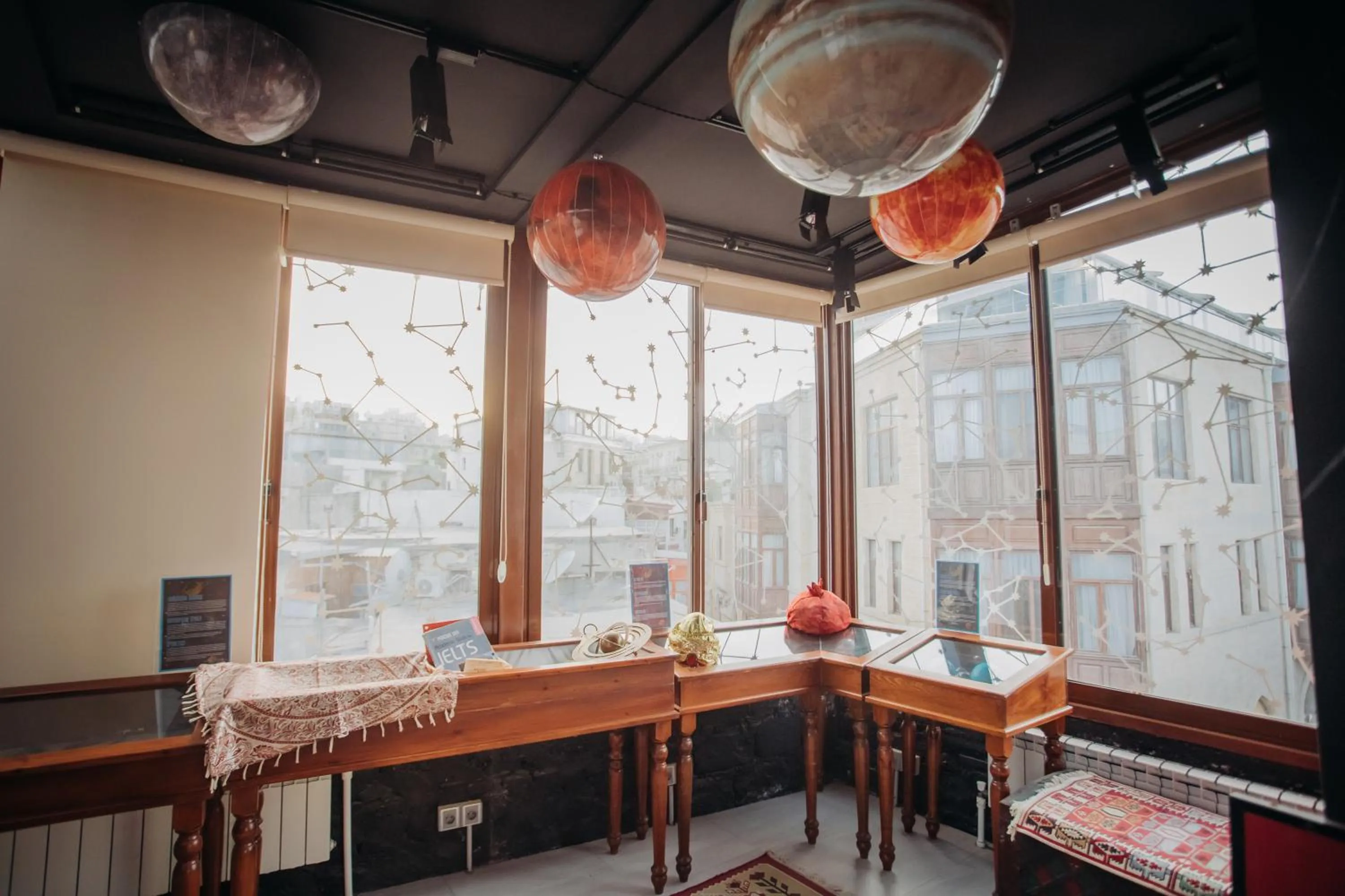 Seating area in R Studios Old Baku