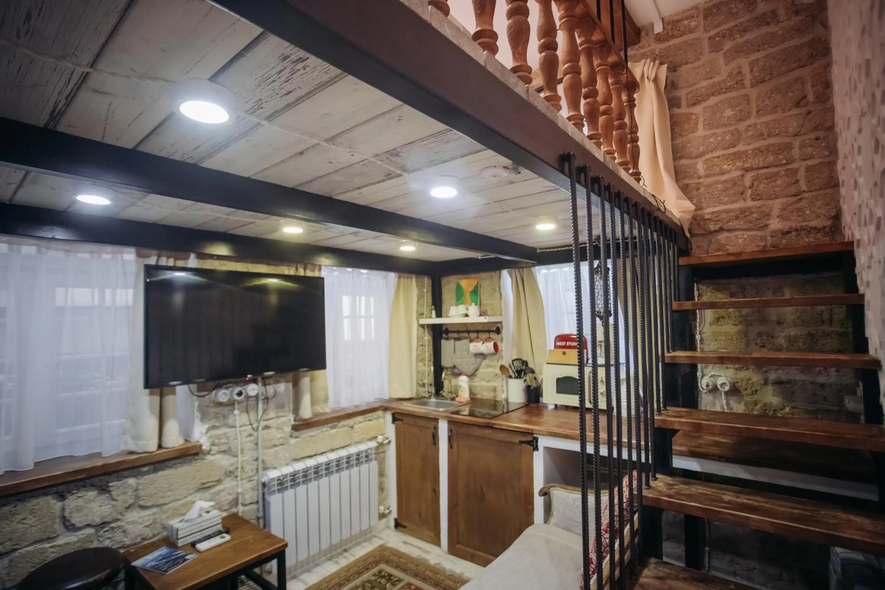 Kitchen or kitchenette in R Studios Old Baku