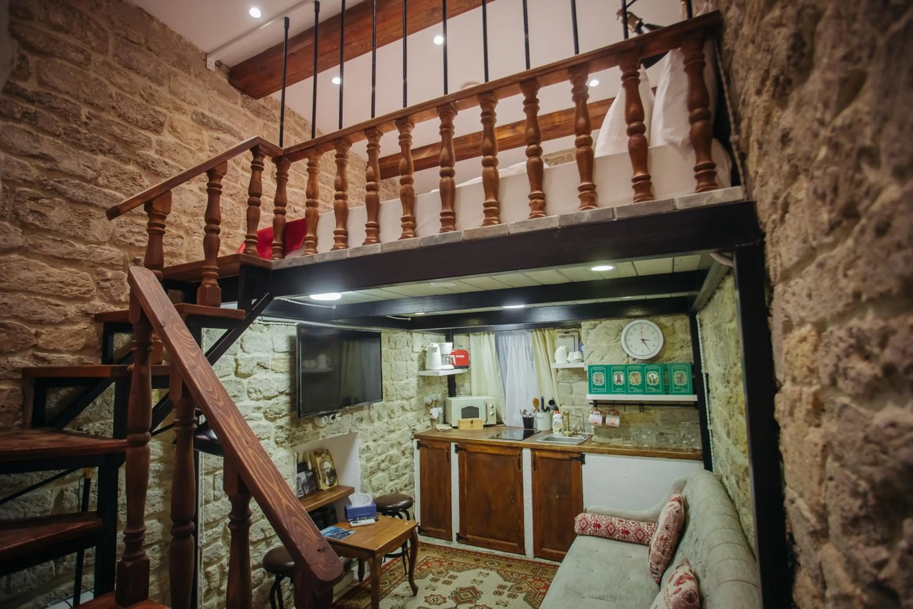 Kitchen or kitchenette in R Studios Old Baku