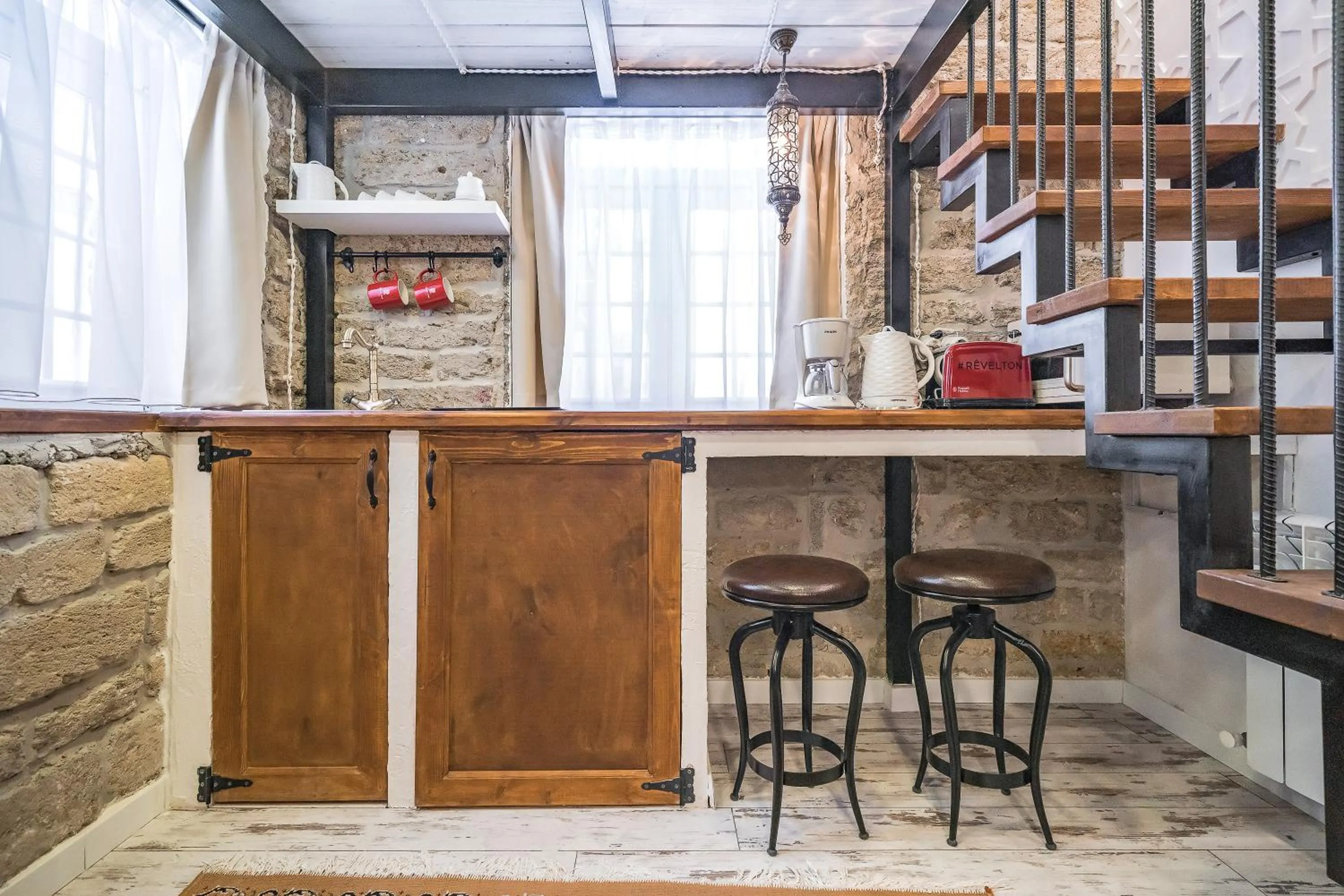 Kitchen or kitchenette in R Studios Old Baku