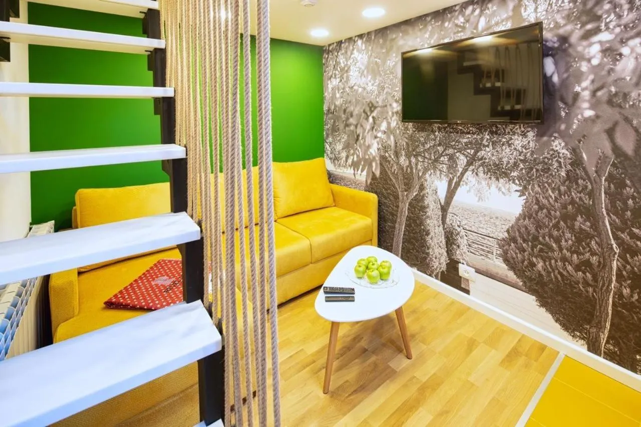 Seating area in R Studios Old Baku