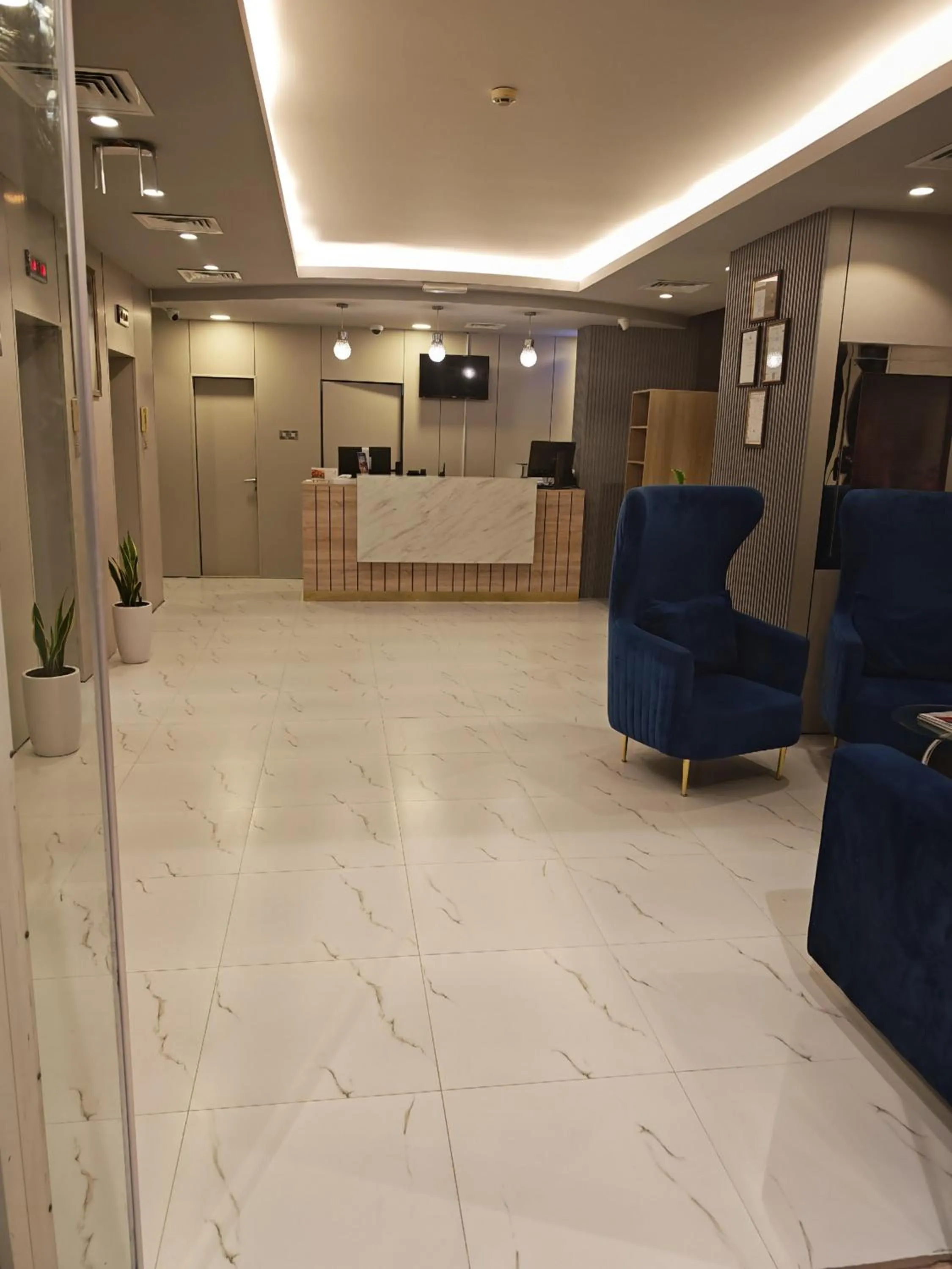 Lobby or reception in Aldar Hotel