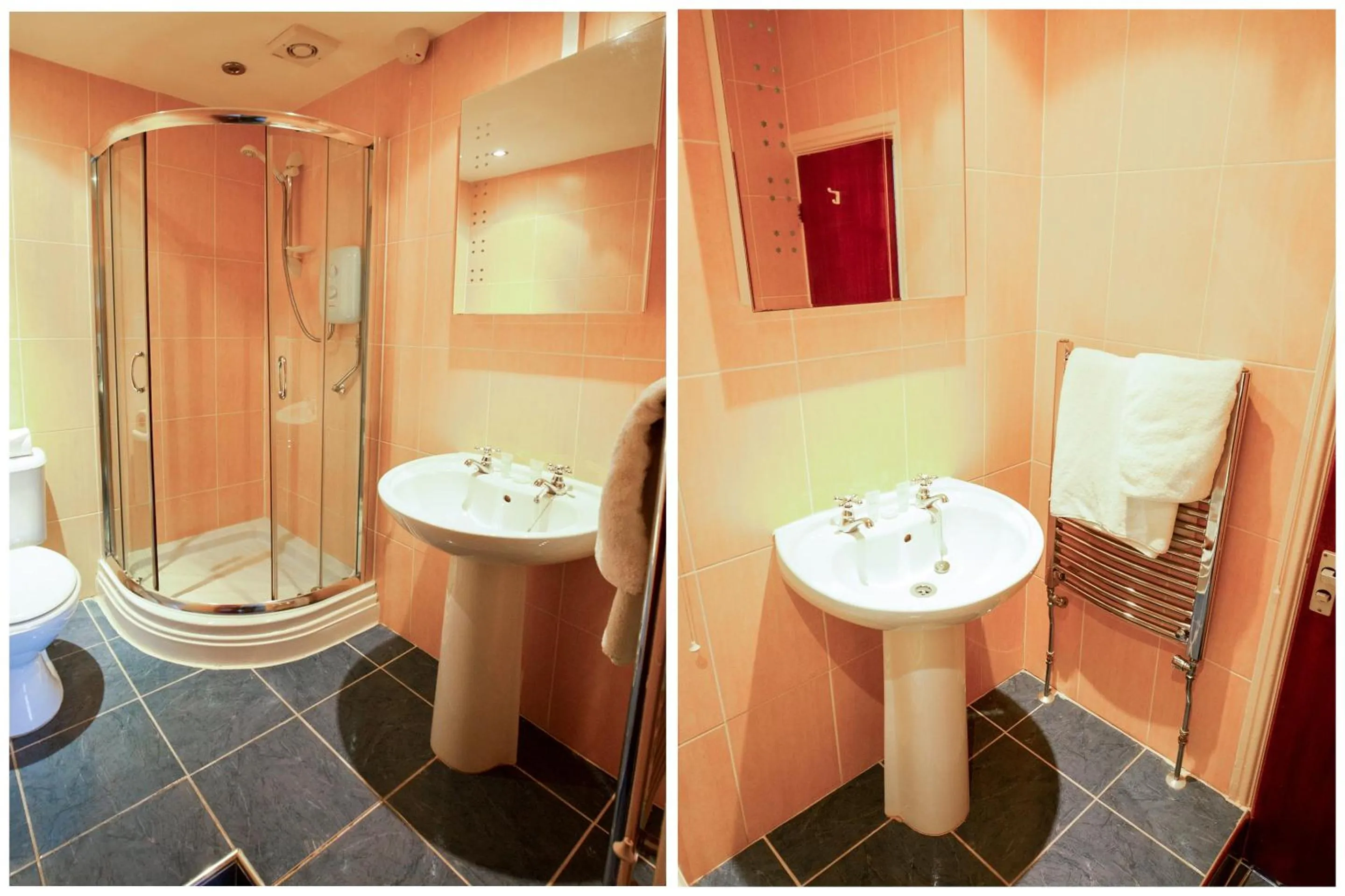 Bathroom in OYO Lamphey Hall