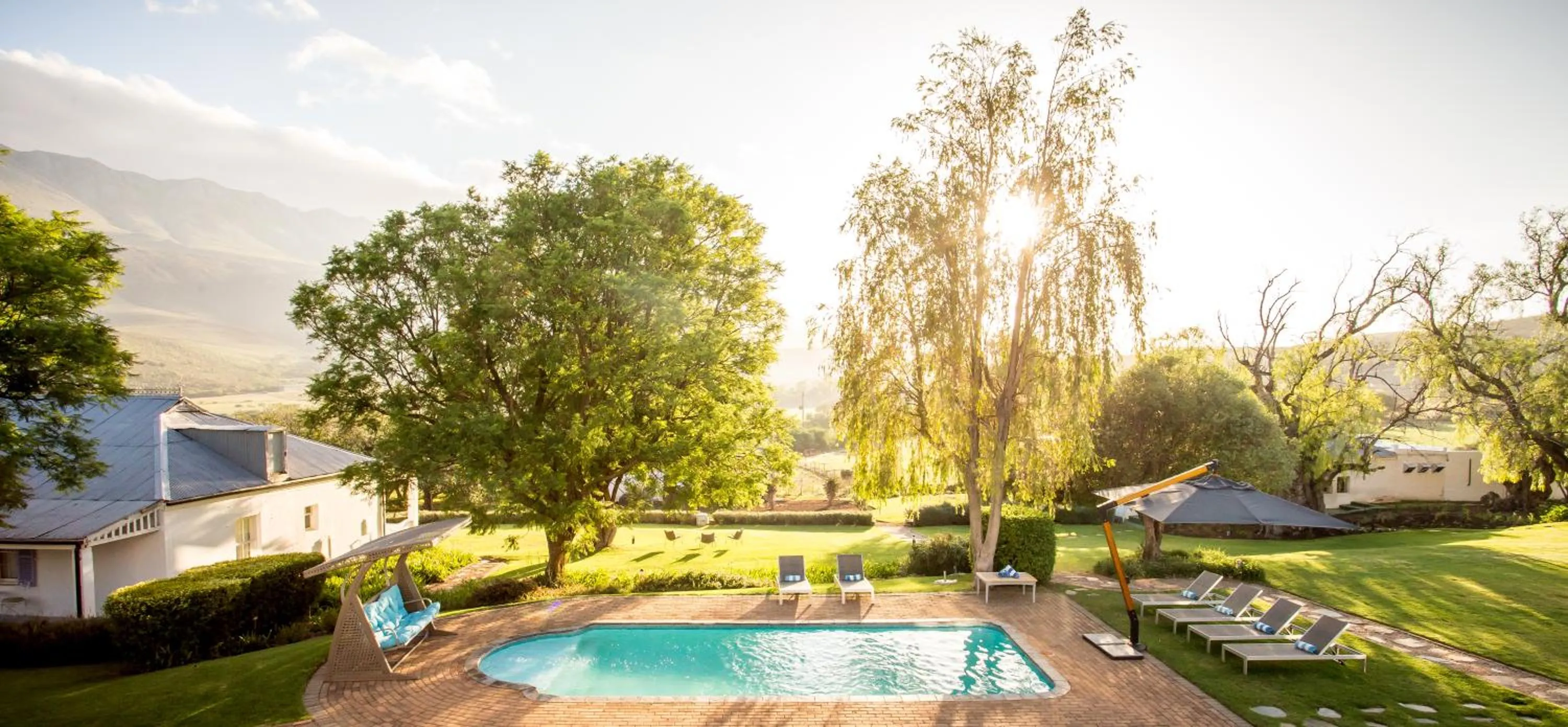 Swimming pool in Swartberg Country Manor