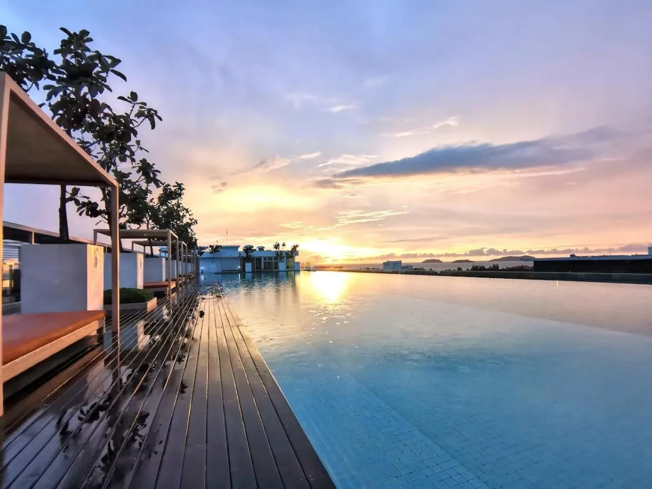 Swimming pool in Sutera Avenue Kota Kinabalu