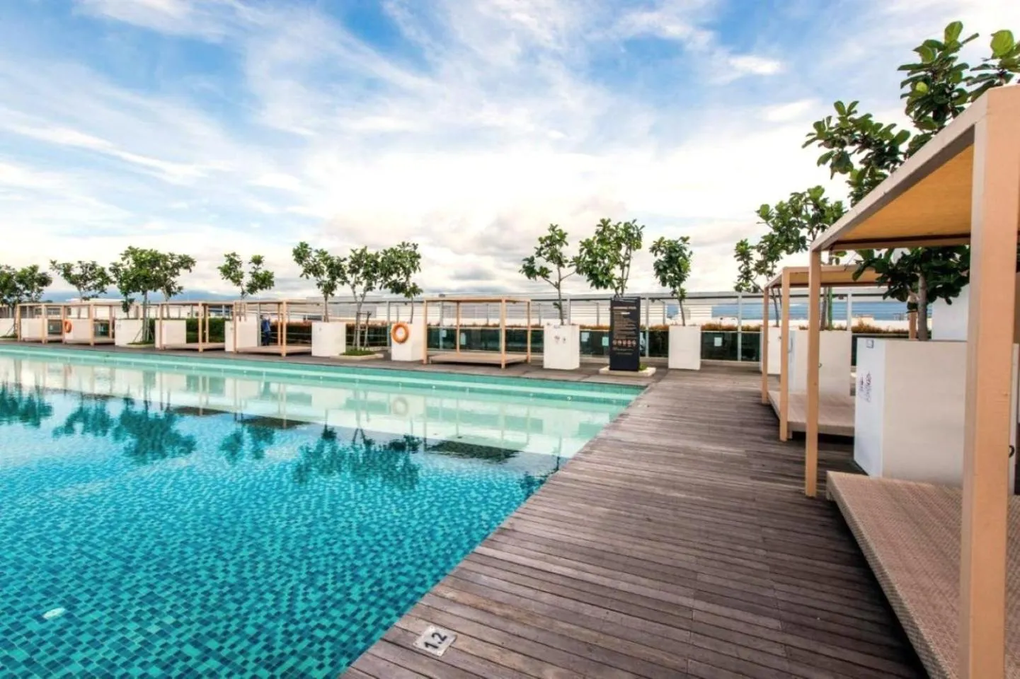 Swimming pool in Sutera Avenue Kota Kinabalu