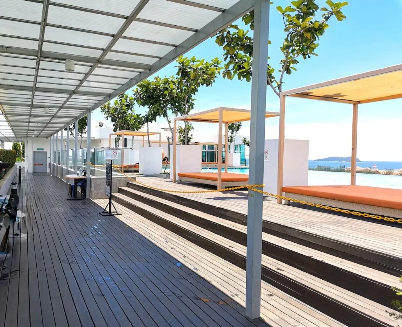 Swimming pool in Sutera Avenue Kota Kinabalu