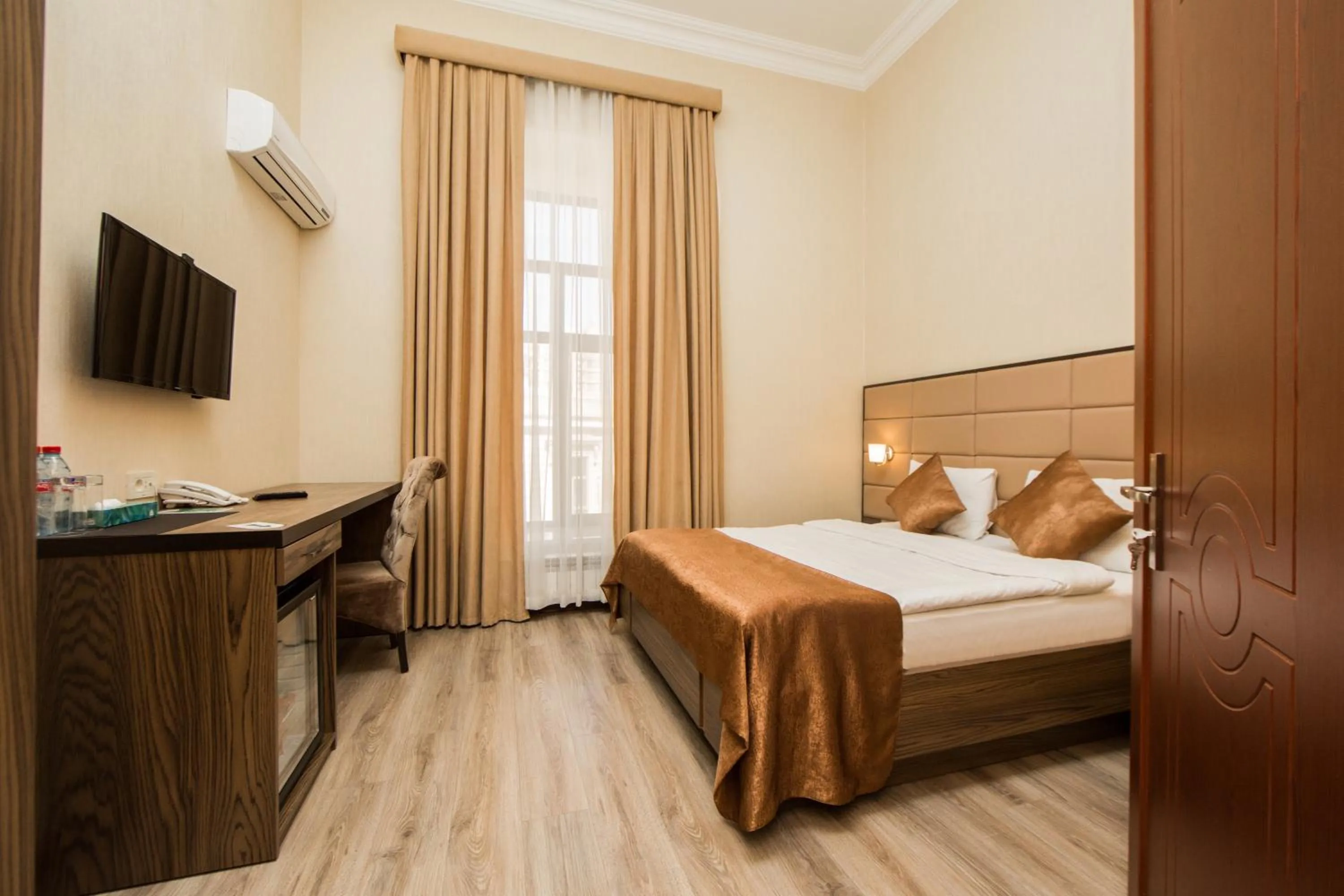 Bed in Passage Modern Hotel