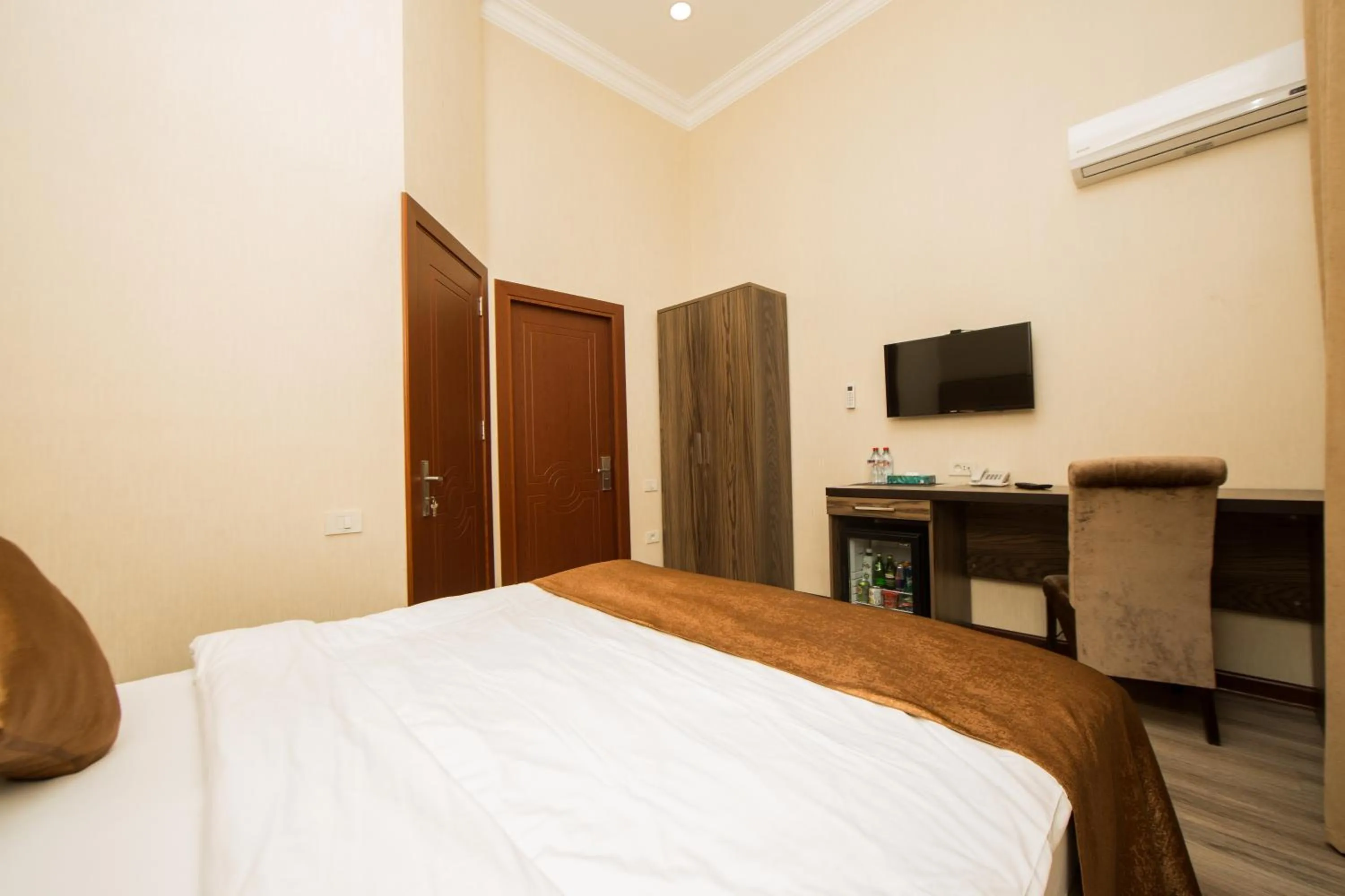 Bed in Passage Modern Hotel