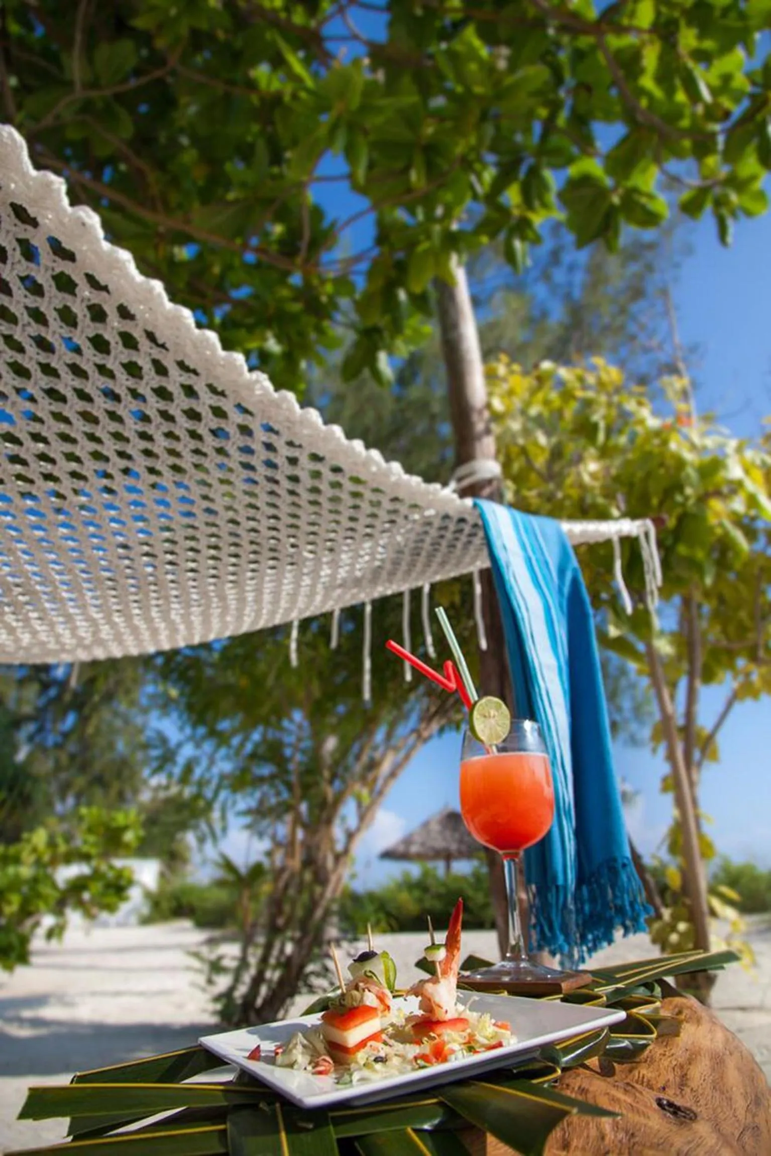 Decorative detail in Kisiwa on the Beach