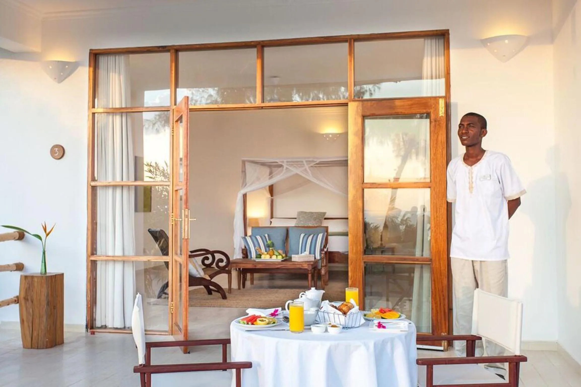 Balcony/Terrace in Kisiwa on the Beach
