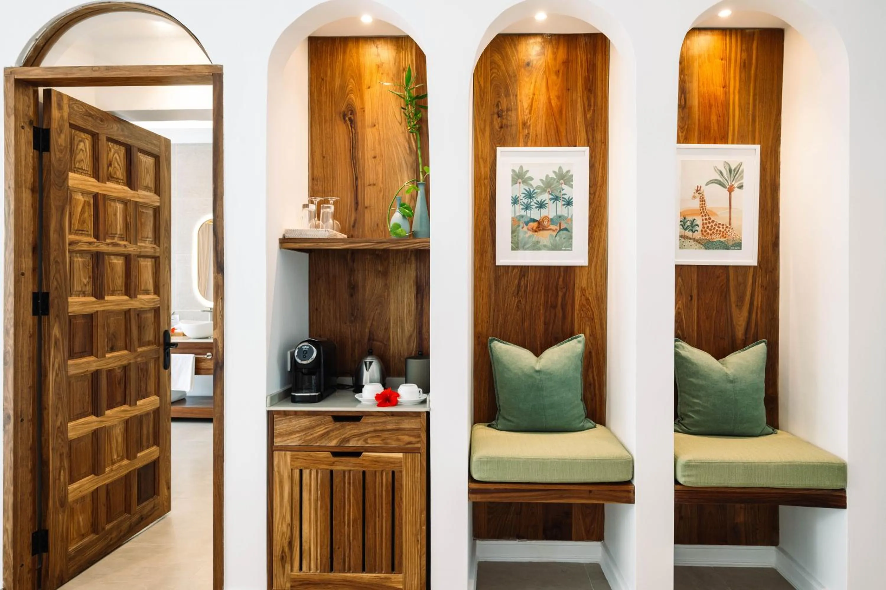 Decorative detail in Kisiwa on the Beach