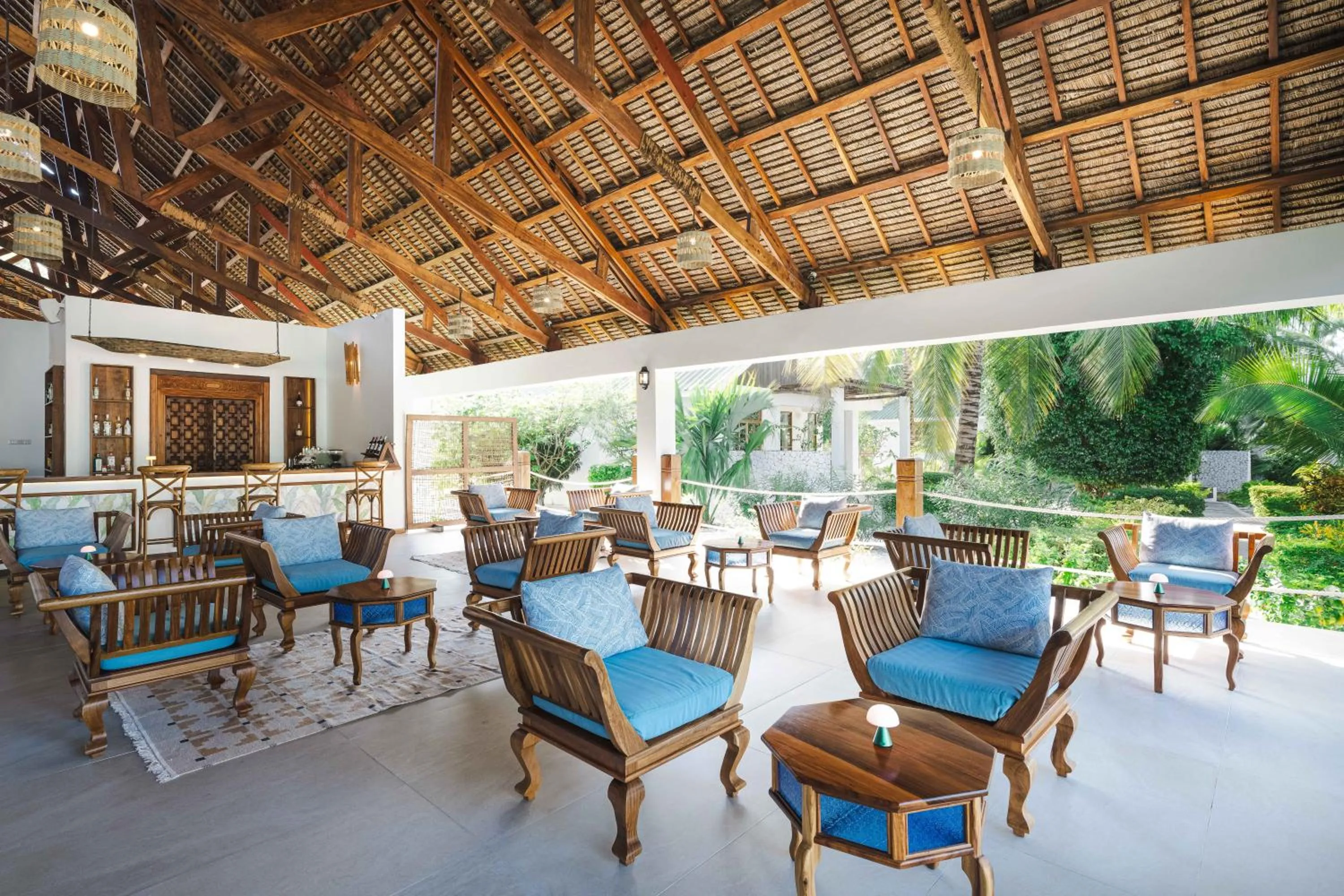 Lounge or bar in Kisiwa on the Beach