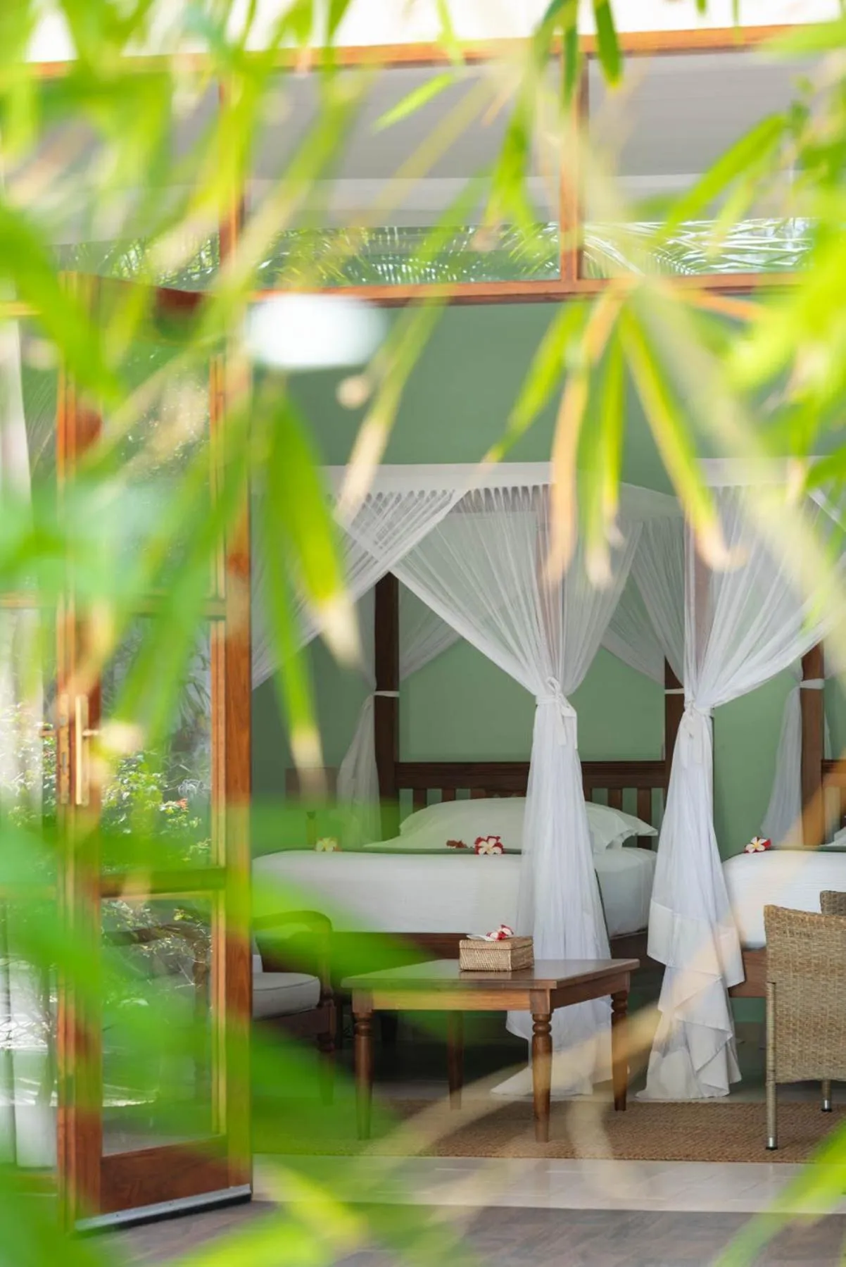 Garden view in Kisiwa on the Beach