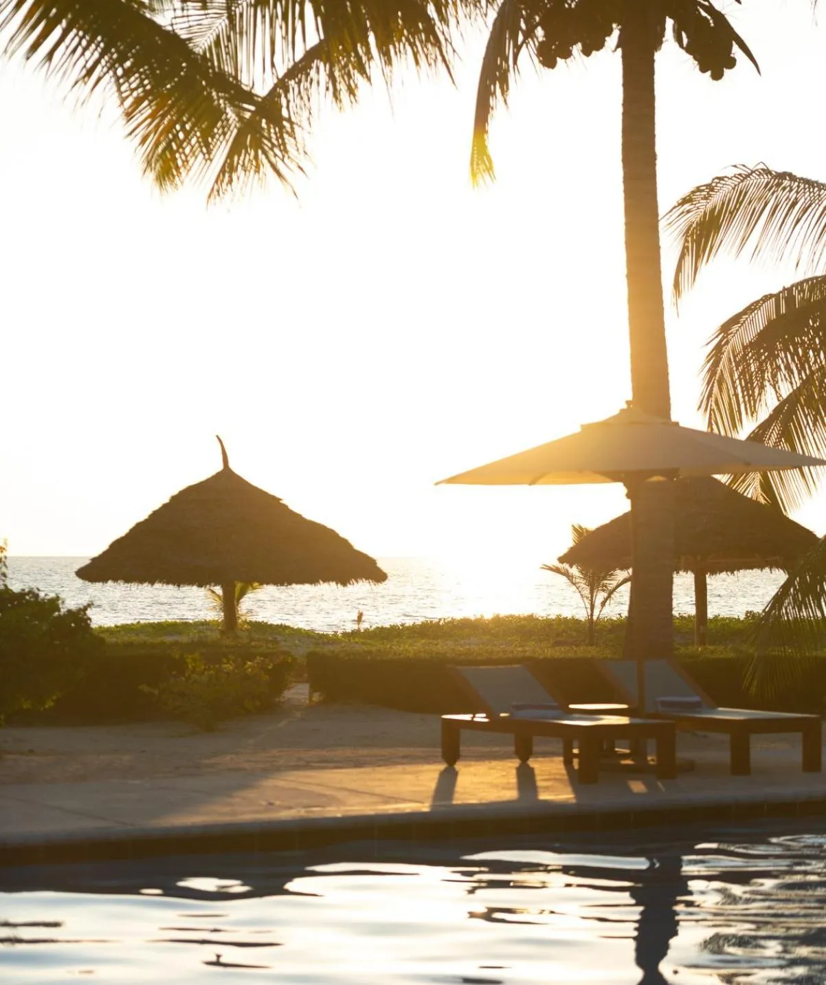 Pool view in Kisiwa on the Beach