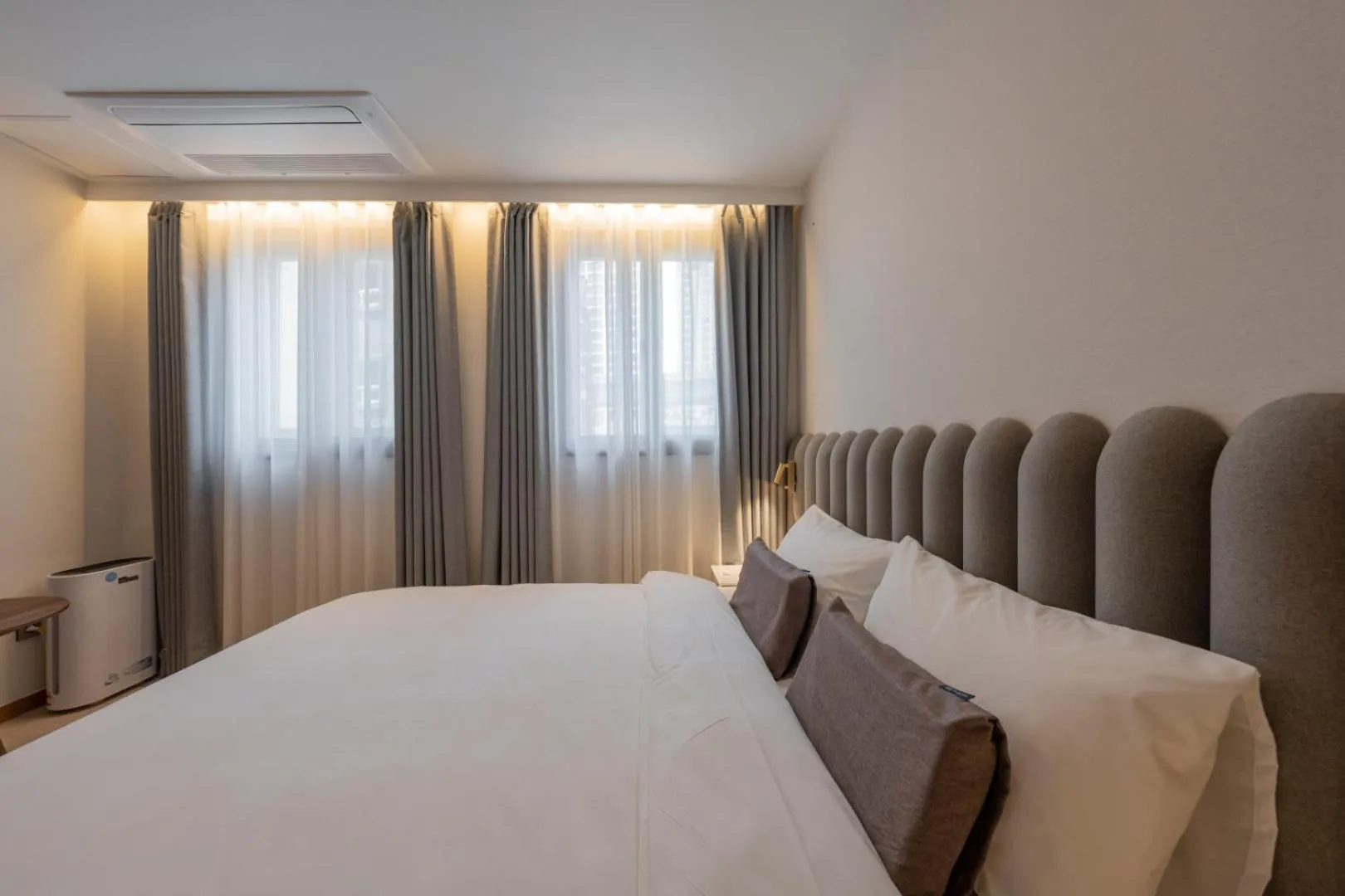 Bed in H-avenue Hotel Munhyeon