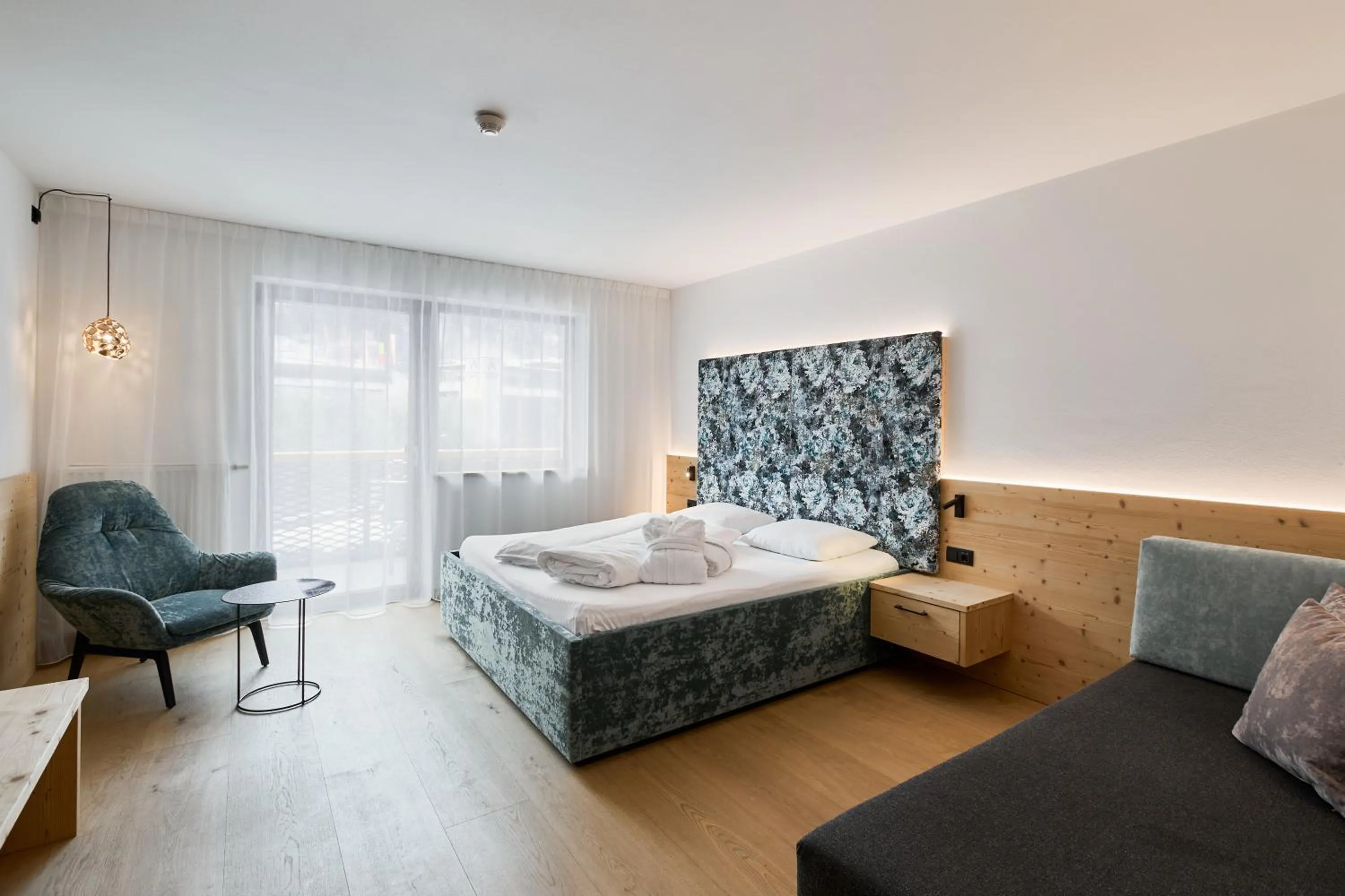 Bedroom, Bed in Wellness-Sporthotel Ratschings