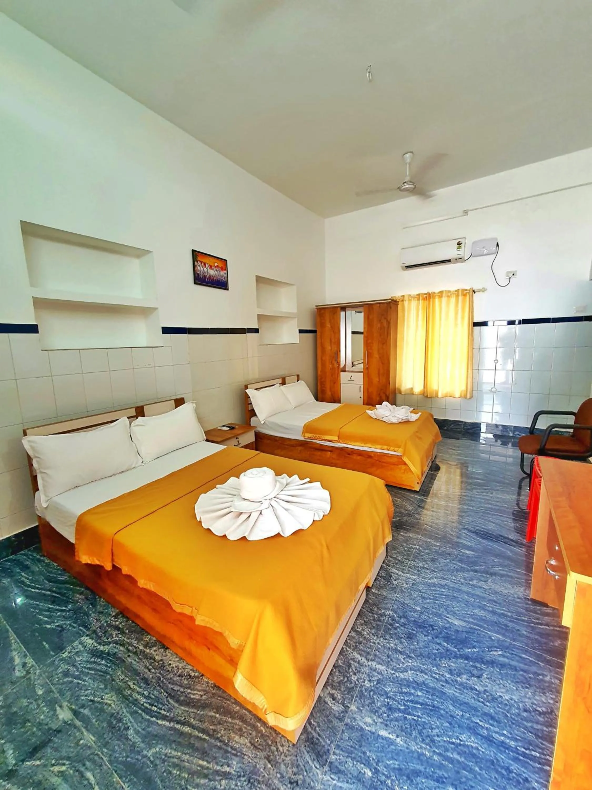 Bed in kollam Beach Resort