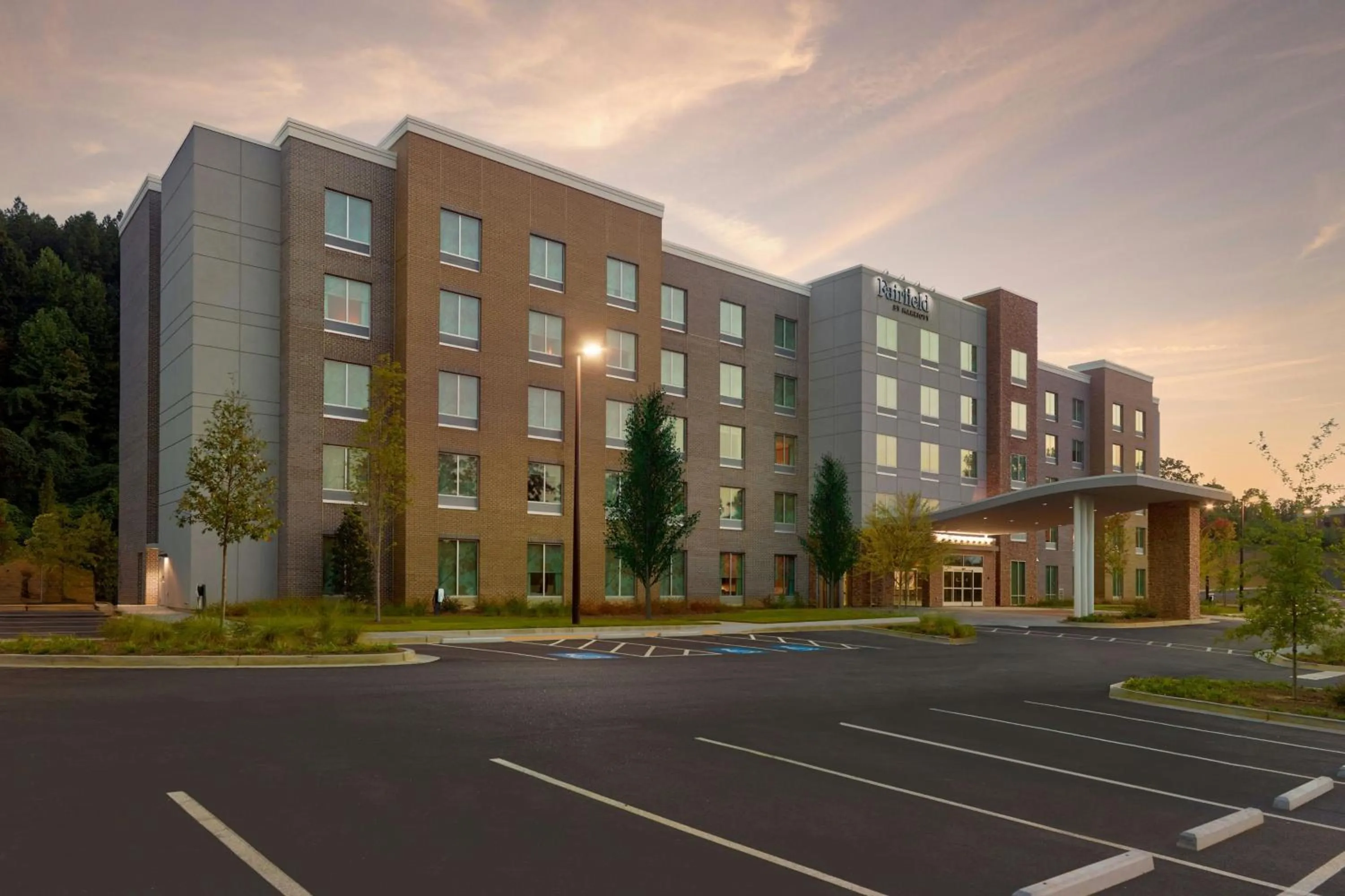 Property building in Fairfield by Marriott Inn & Suites Alpharetta Avalon Area