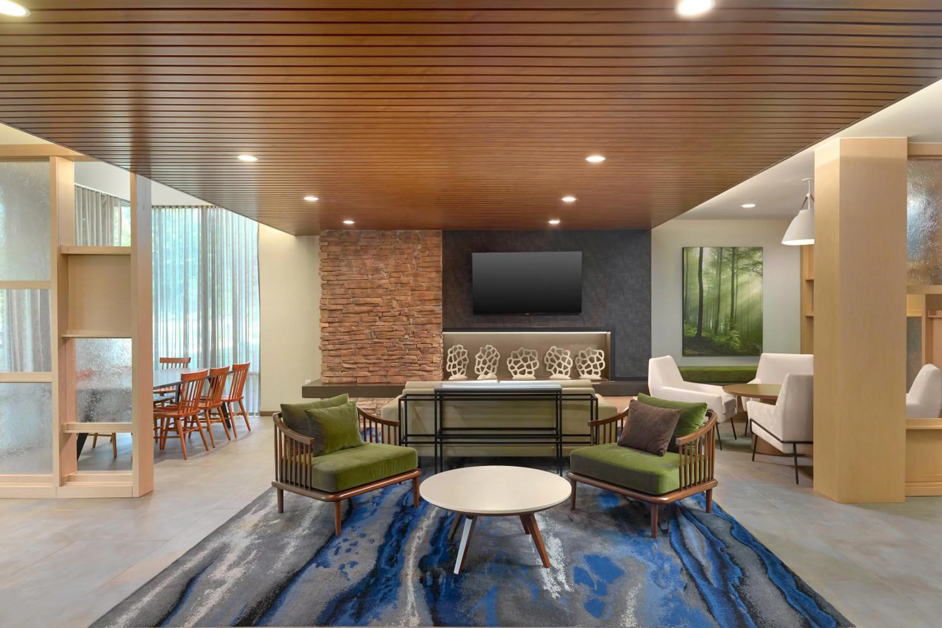 Lobby or reception in Fairfield by Marriott Inn & Suites Alpharetta Avalon Area